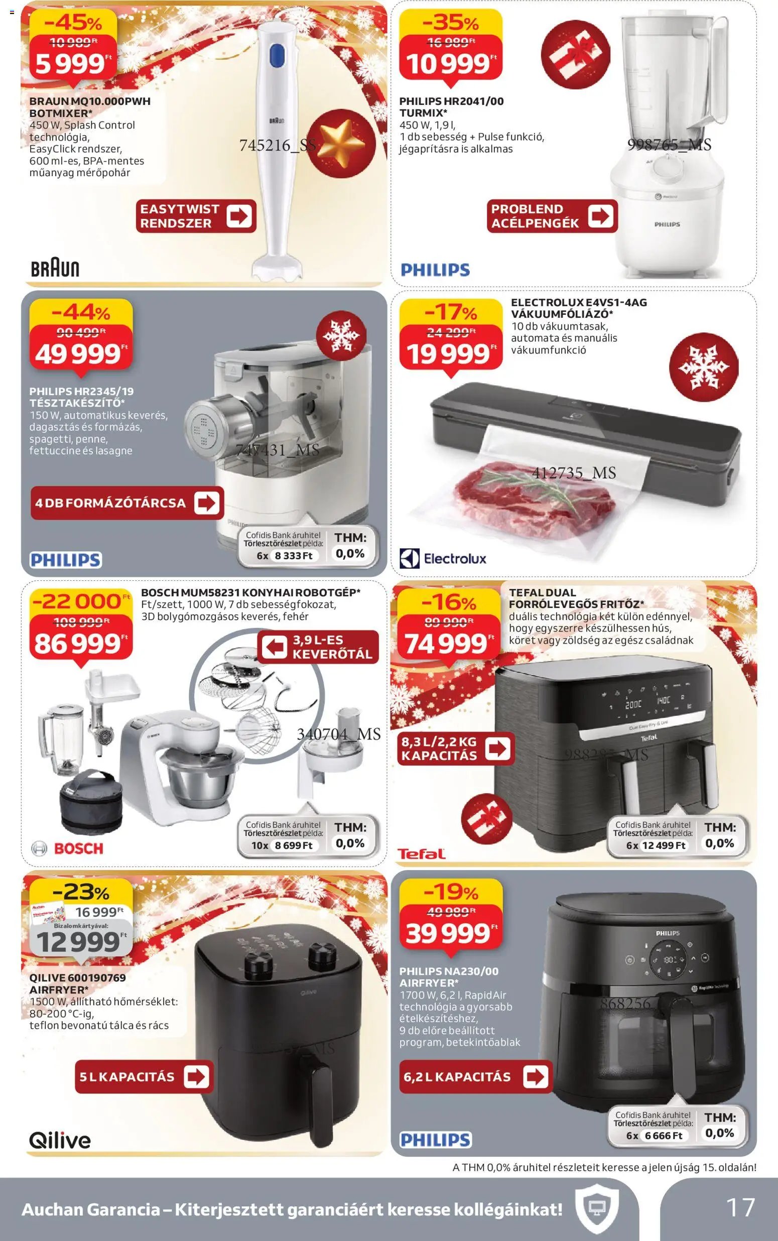 Auchan újság 2025.11.27. Elektronikai ajánlataink (2025-11-27 - 2025-12-10)