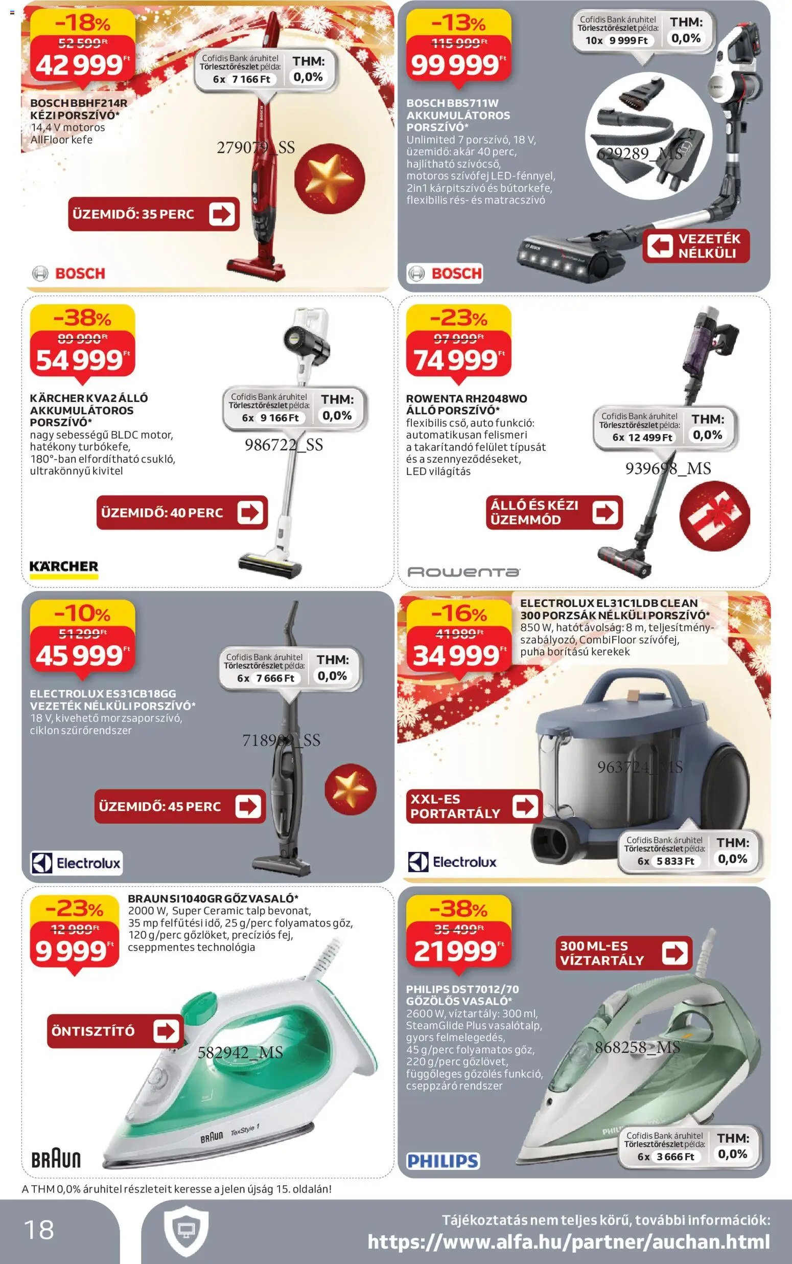 Auchan újság 2025.11.27. Elektronikai ajánlataink (2025-11-27 - 2025-12-10)