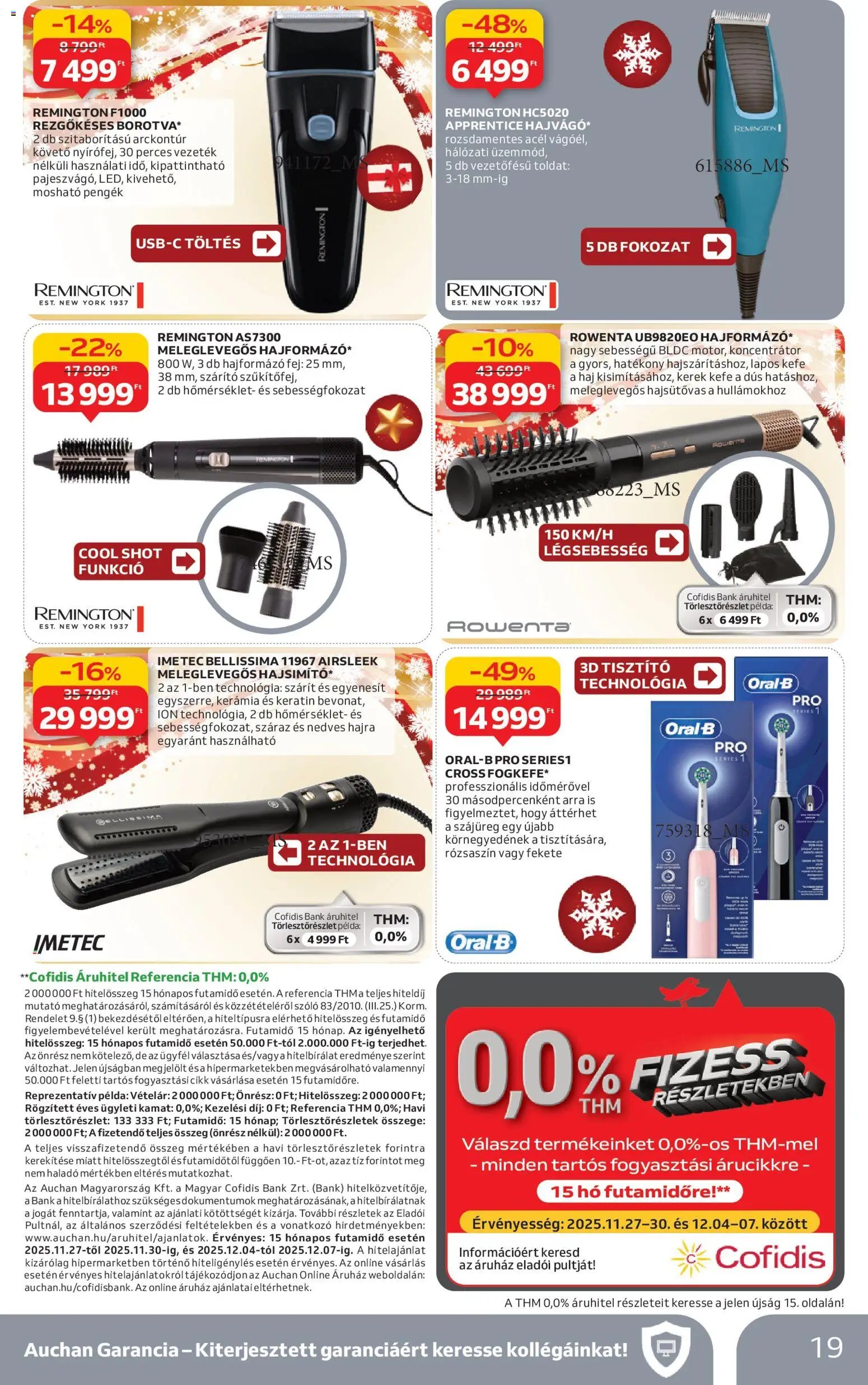 Auchan újság 2025.11.27. Elektronikai ajánlataink (2025-11-27 - 2025-12-10)