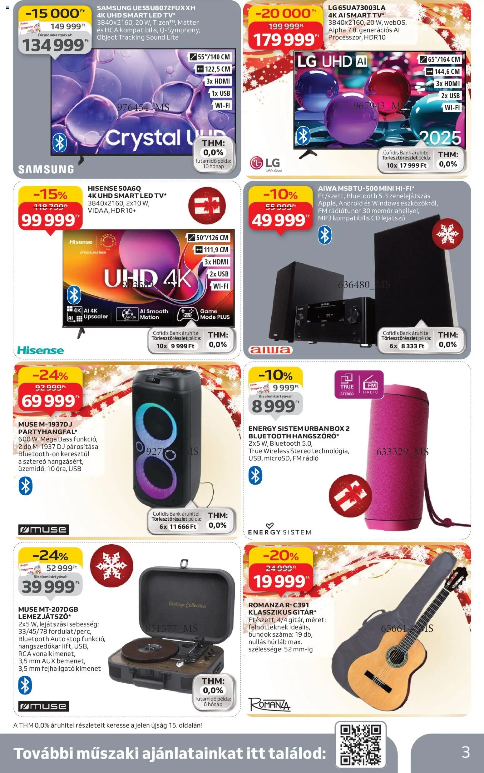 Auchan újság 2025.11.27. Elektronikai ajánlataink (2025-11-27 - 2025-12-10)