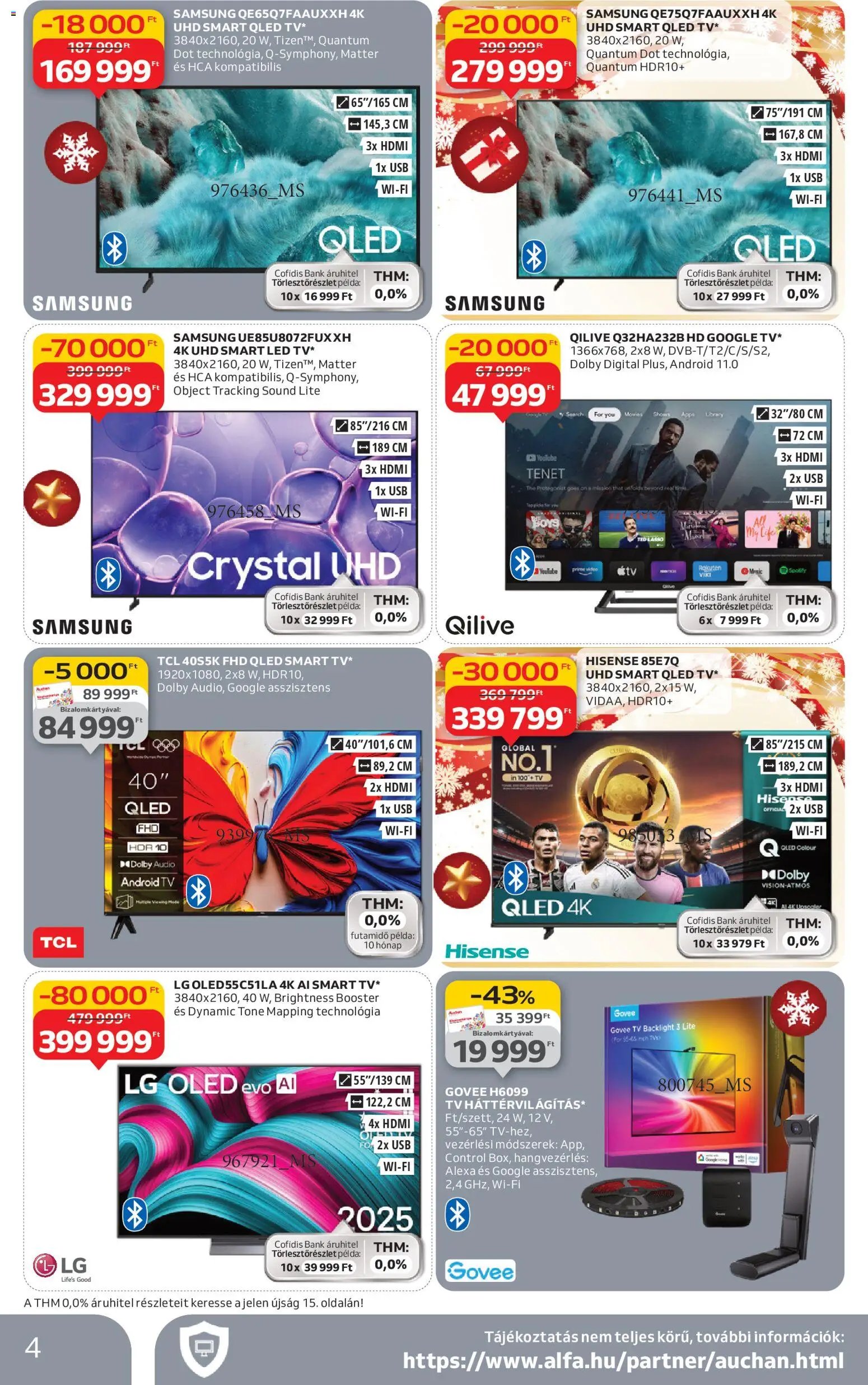 Auchan újság 2025.11.27. Elektronikai ajánlataink (2025-11-27 - 2025-12-10)