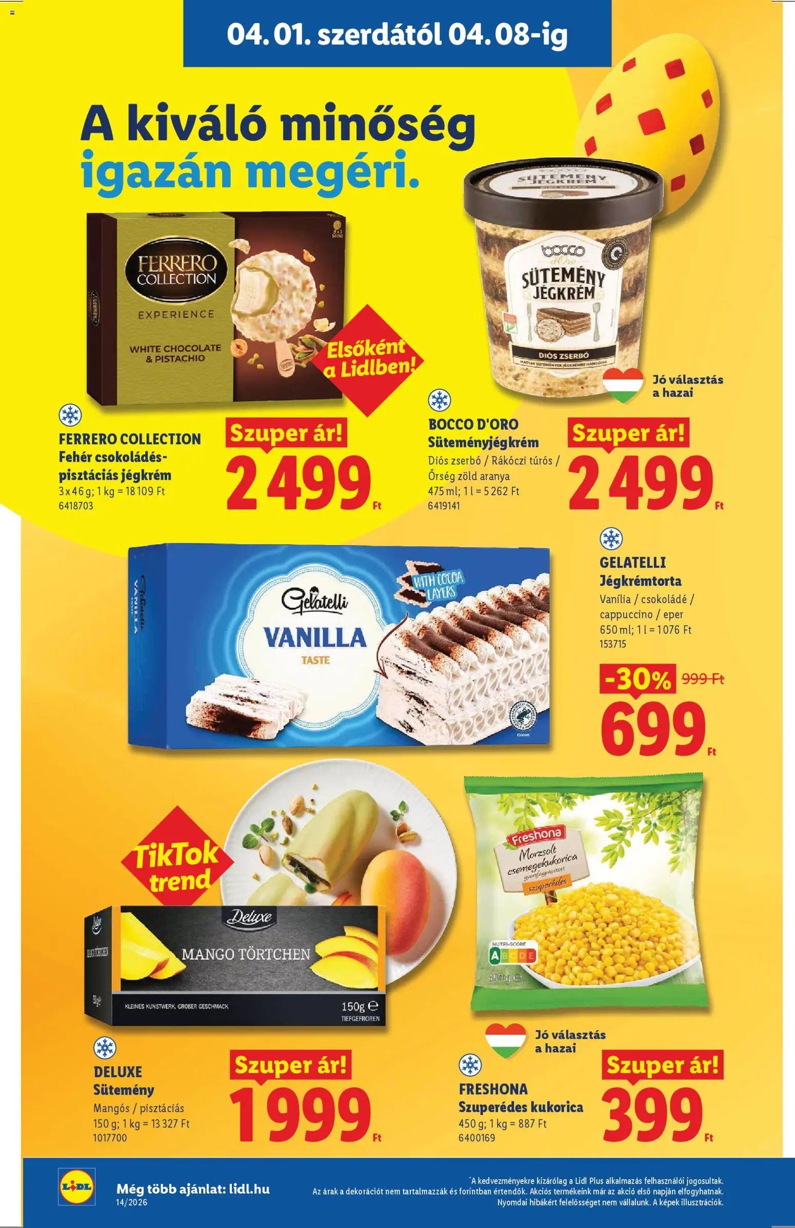 Lidl újság 2026.04.01. Lidl akciós újság (2026-04-01 - 2026-04-08)