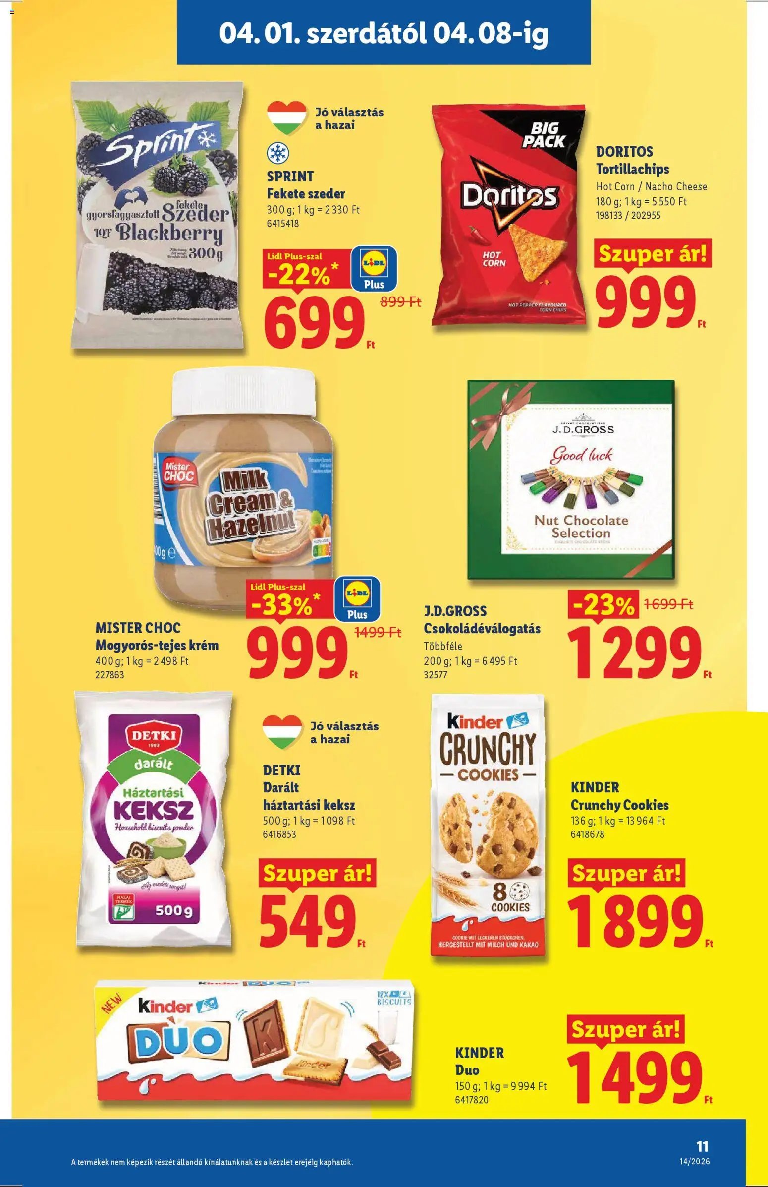 Lidl újság 2026.04.01. Lidl akciós újság (2026-04-01 - 2026-04-08)