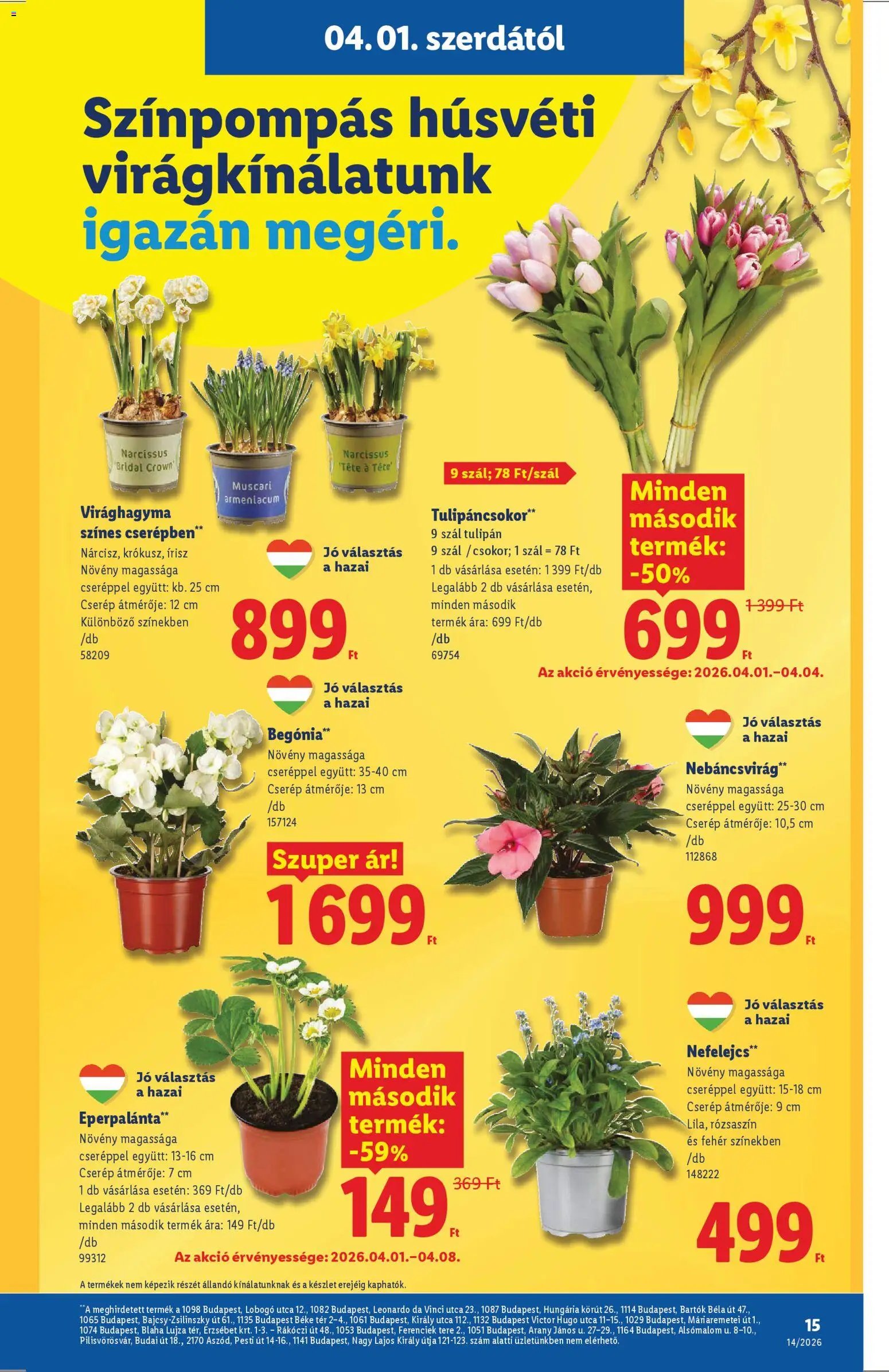 Lidl újság 2026.04.01. Lidl akciós újság (2026-04-01 - 2026-04-08)