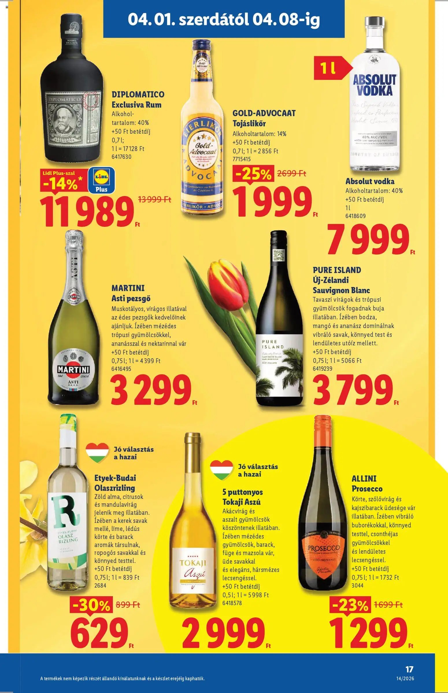 Lidl újság 2026.04.01. Lidl akciós újság (2026-04-01 - 2026-04-08)