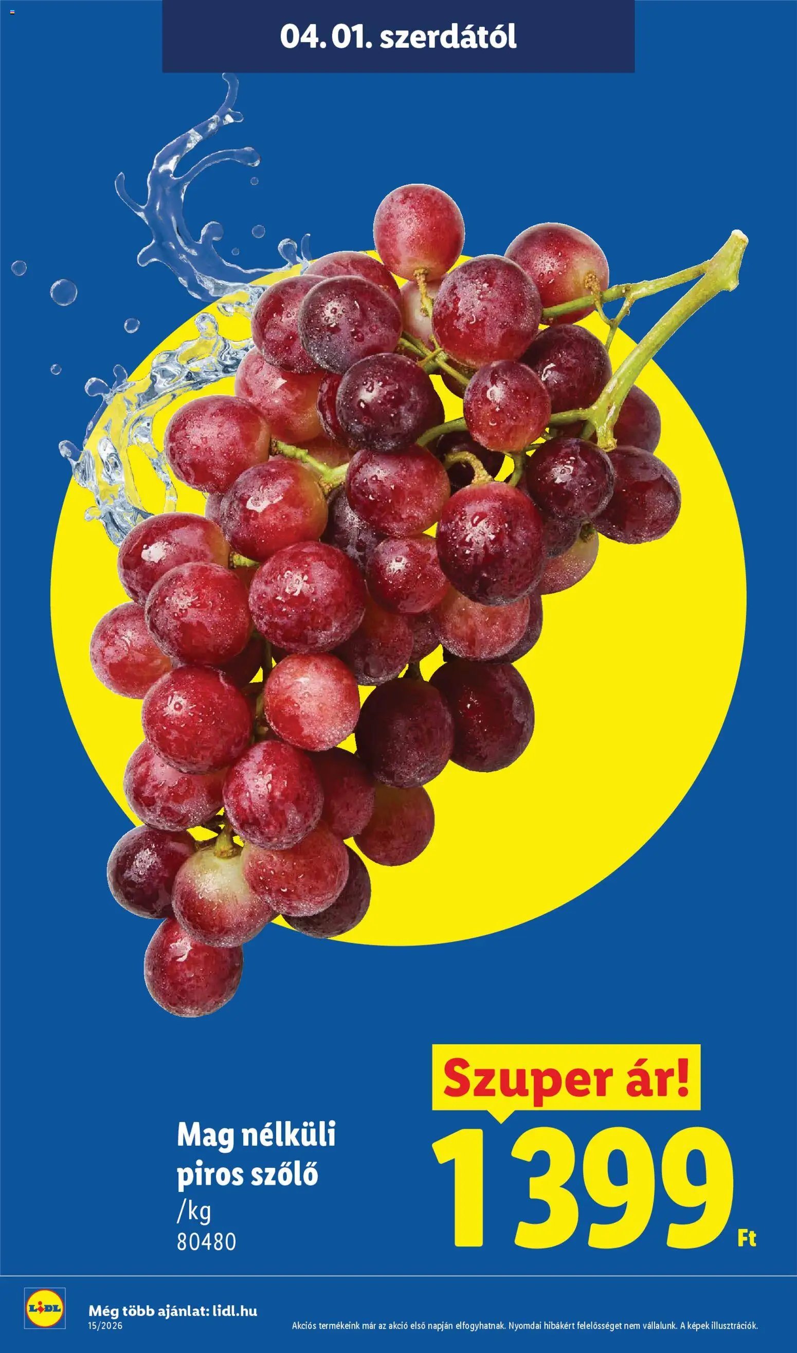 Lidl újság 2026.04.01. Lidl akciós újság (2026-04-01 - 2026-04-08)