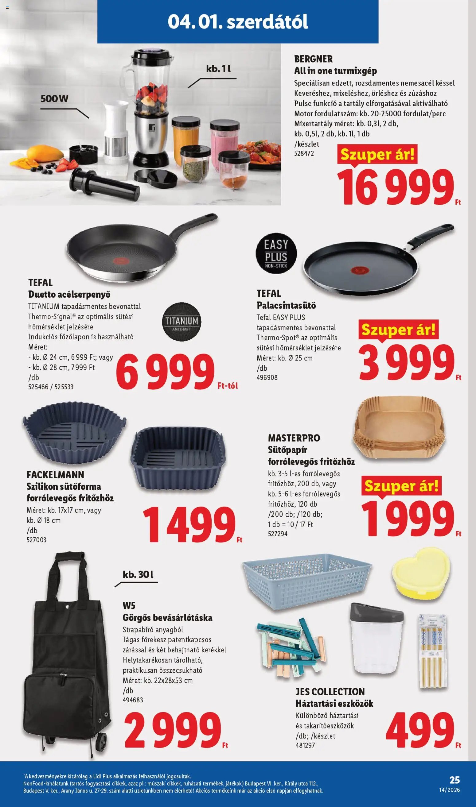 Lidl újság 2026.04.01. Lidl akciós újság (2026-04-01 - 2026-04-08)