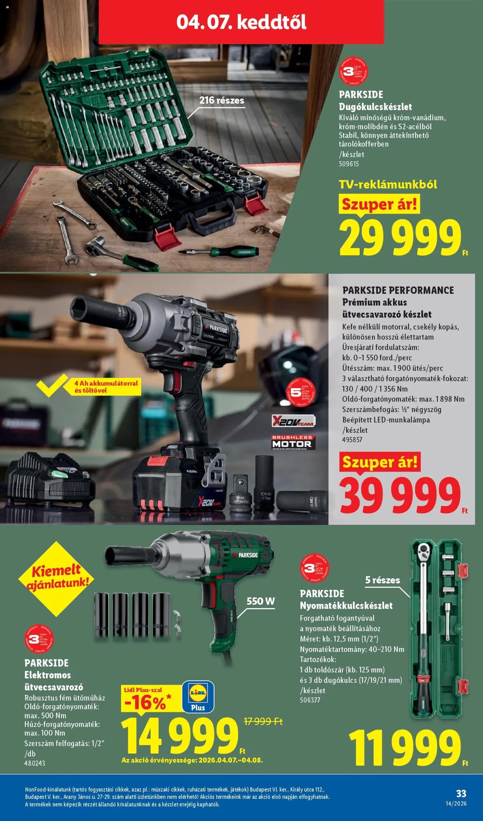 Lidl újság 2026.04.01. Lidl akciós újság (2026-04-01 - 2026-04-08)