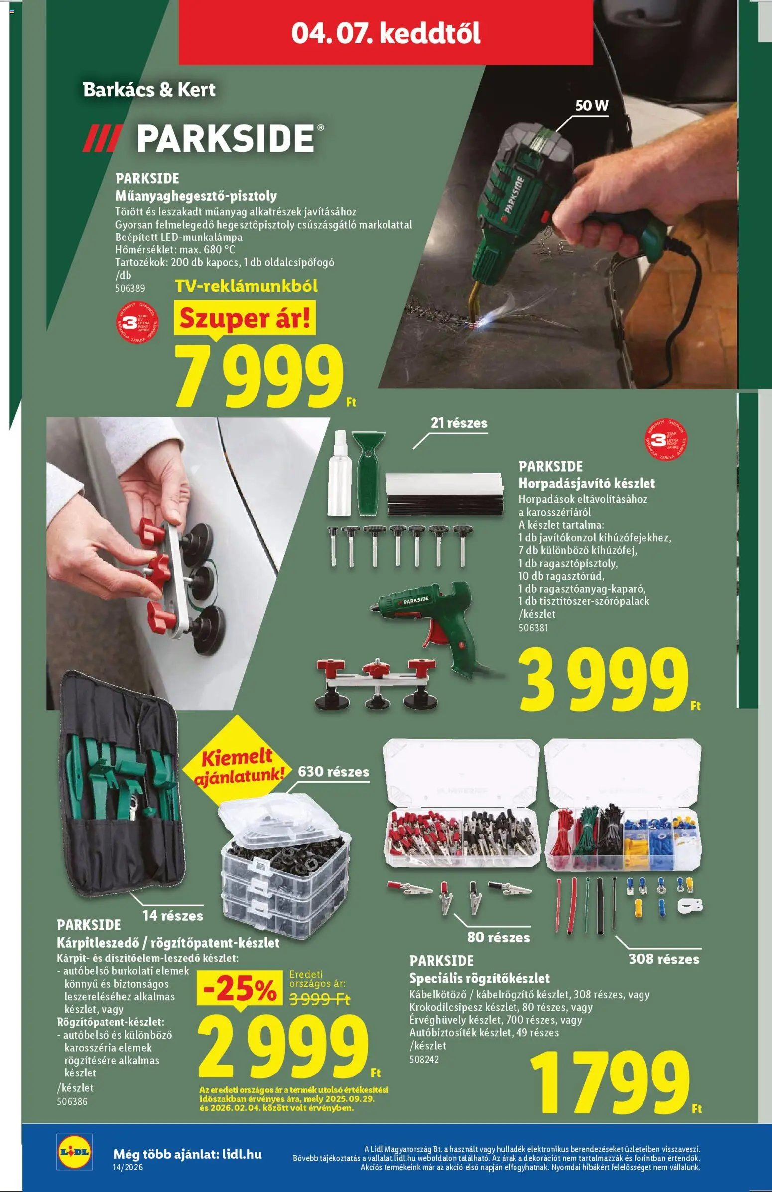 Lidl újság 2026.04.01. Lidl akciós újság (2026-04-01 - 2026-04-08)