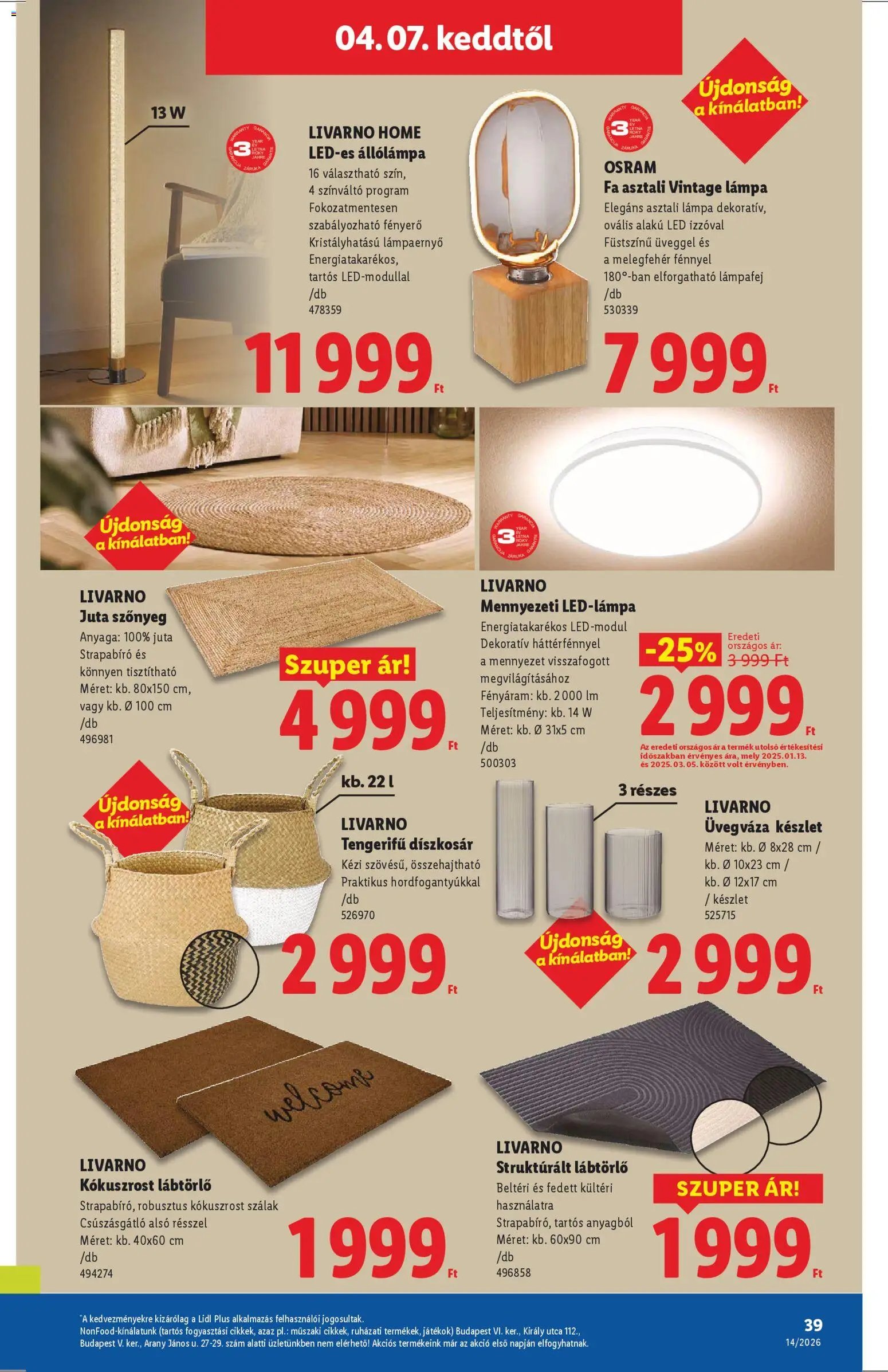 Lidl újság 2026.04.01. Lidl akciós újság (2026-04-01 - 2026-04-08)