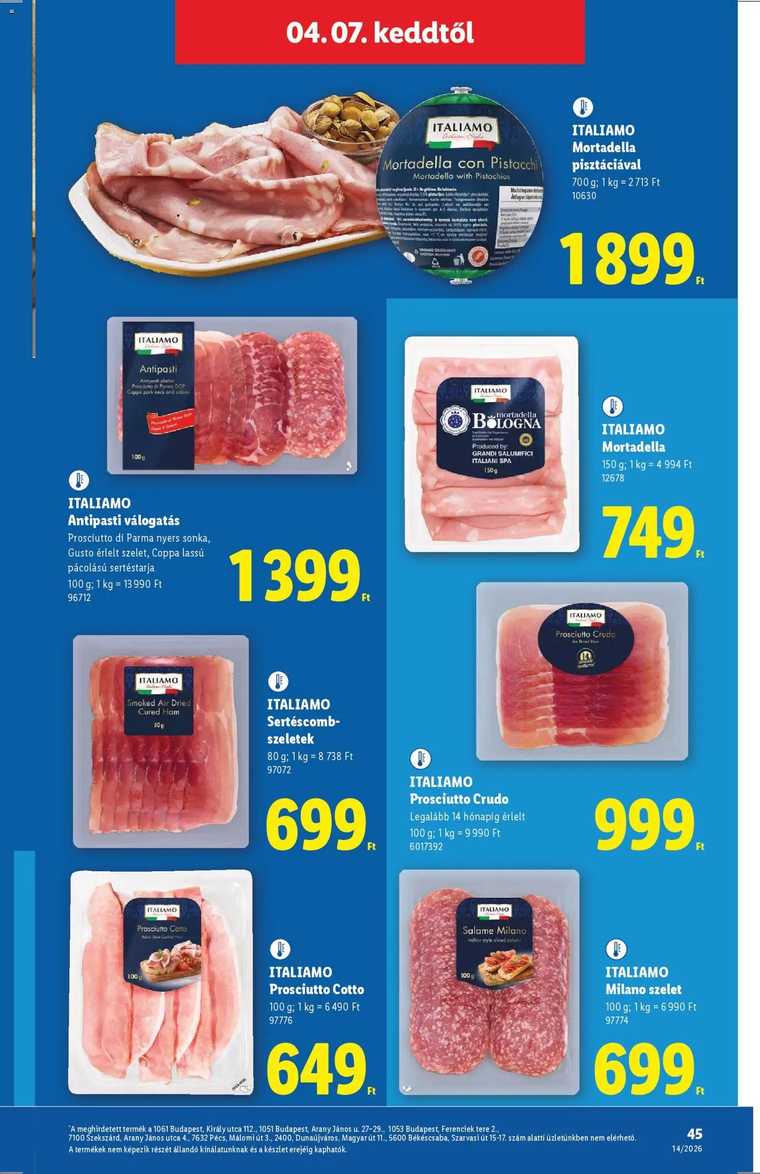 Lidl újság 2026.04.01. Lidl akciós újság (2026-04-01 - 2026-04-08)