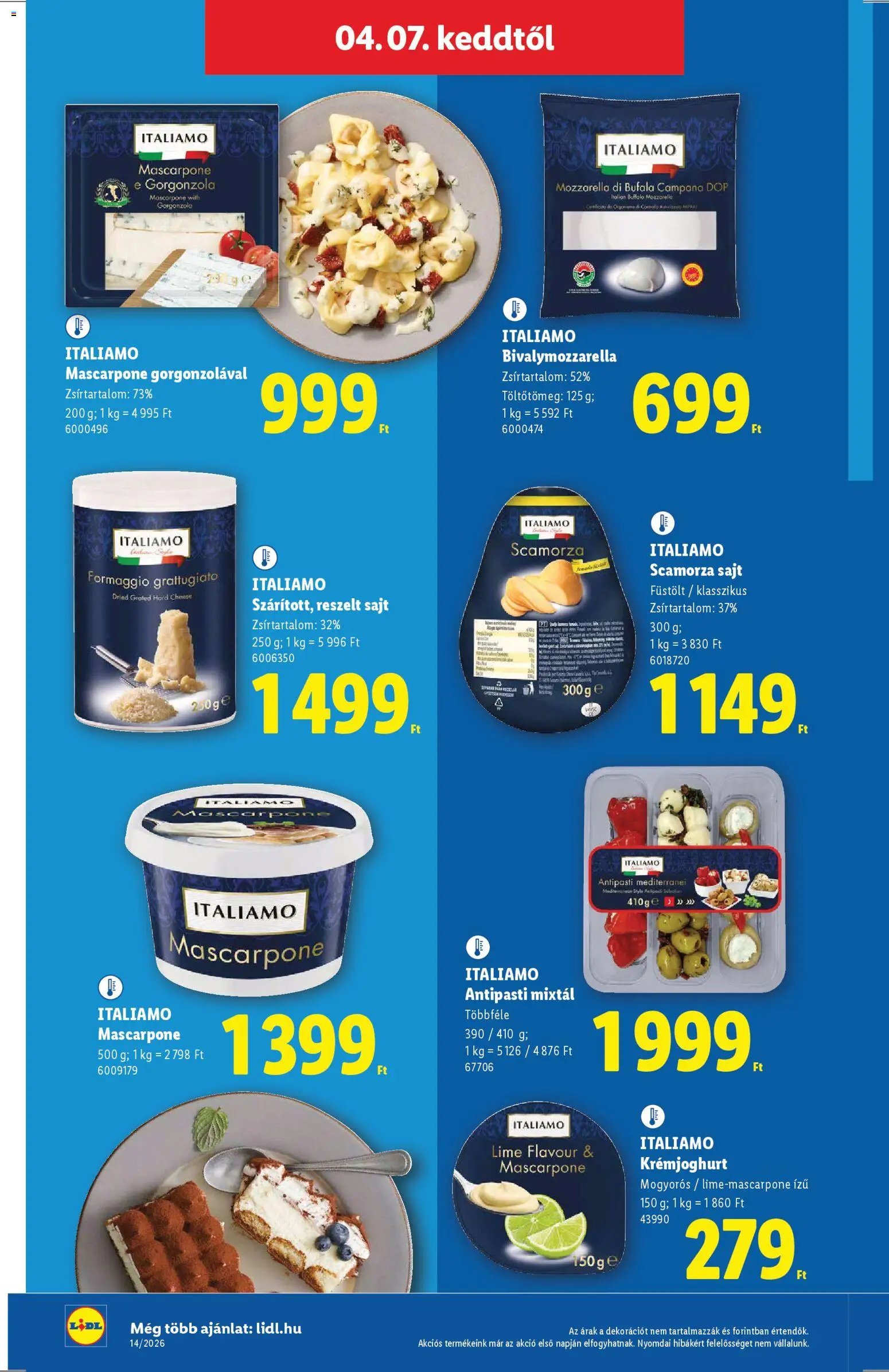 Lidl újság 2026.04.01. Lidl akciós újság (2026-04-01 - 2026-04-08)