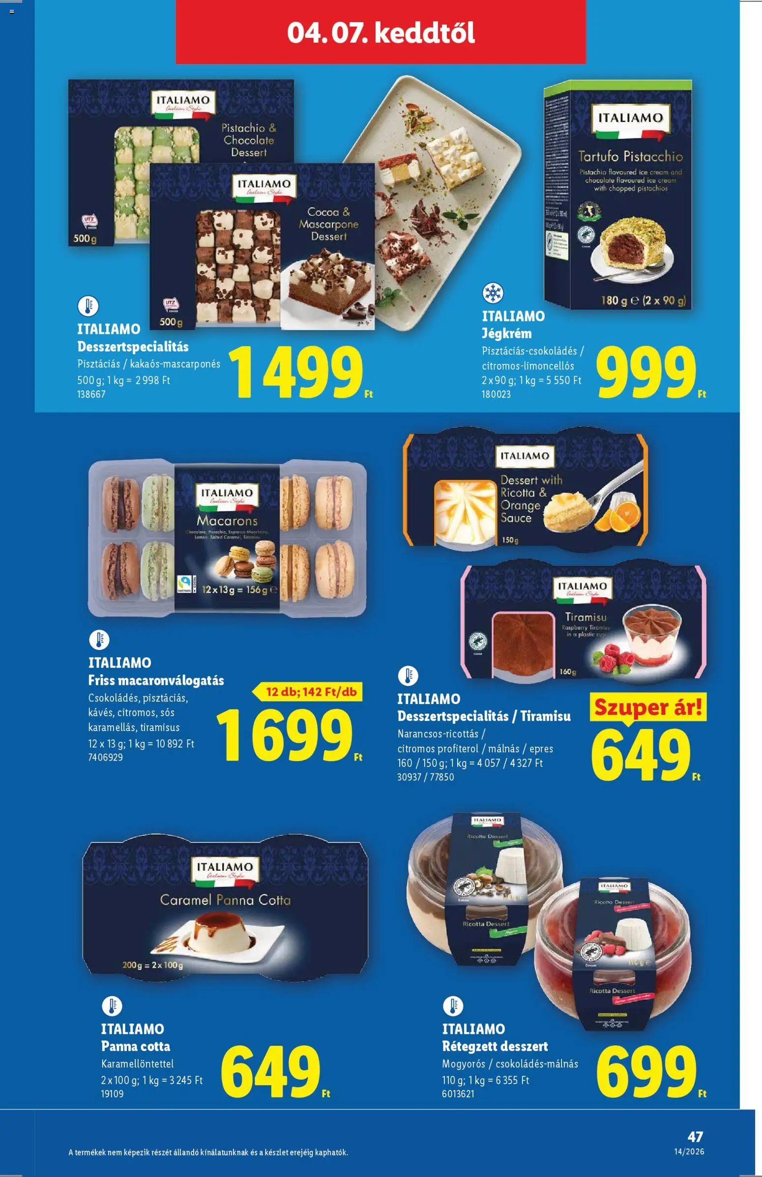 Lidl újság 2026.04.01. Lidl akciós újság (2026-04-01 - 2026-04-08)