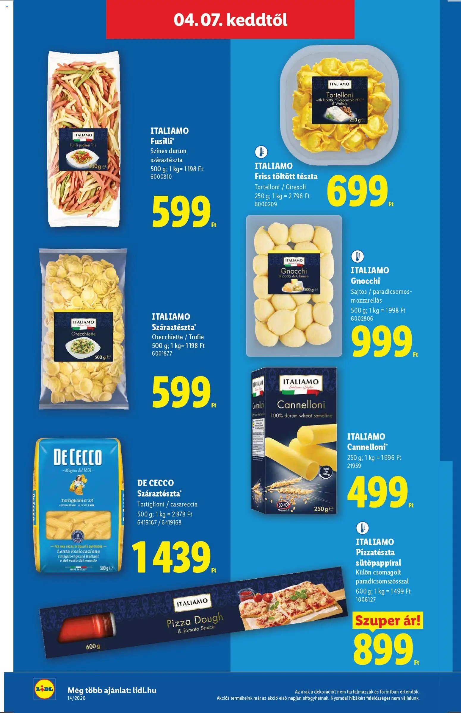 Lidl újság 2026.04.01. Lidl akciós újság (2026-04-01 - 2026-04-08)