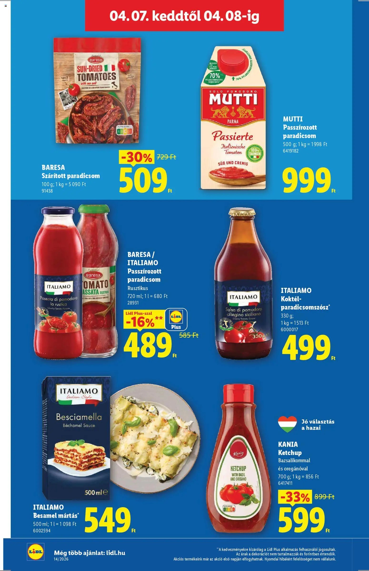 Lidl újság 2026.04.01. Lidl akciós újság (2026-04-01 - 2026-04-08)