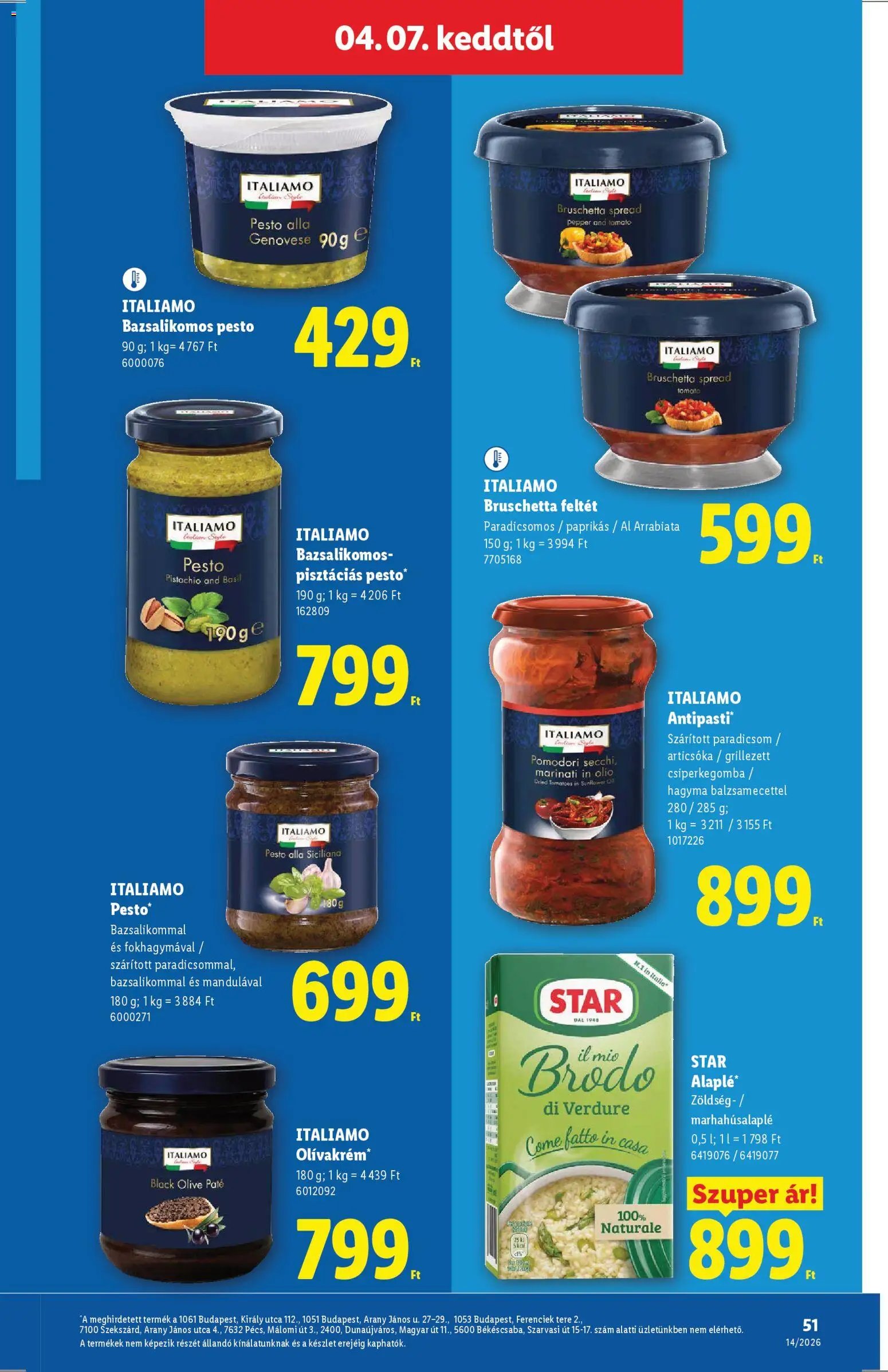 Lidl újság 2026.04.01. Lidl akciós újság (2026-04-01 - 2026-04-08)