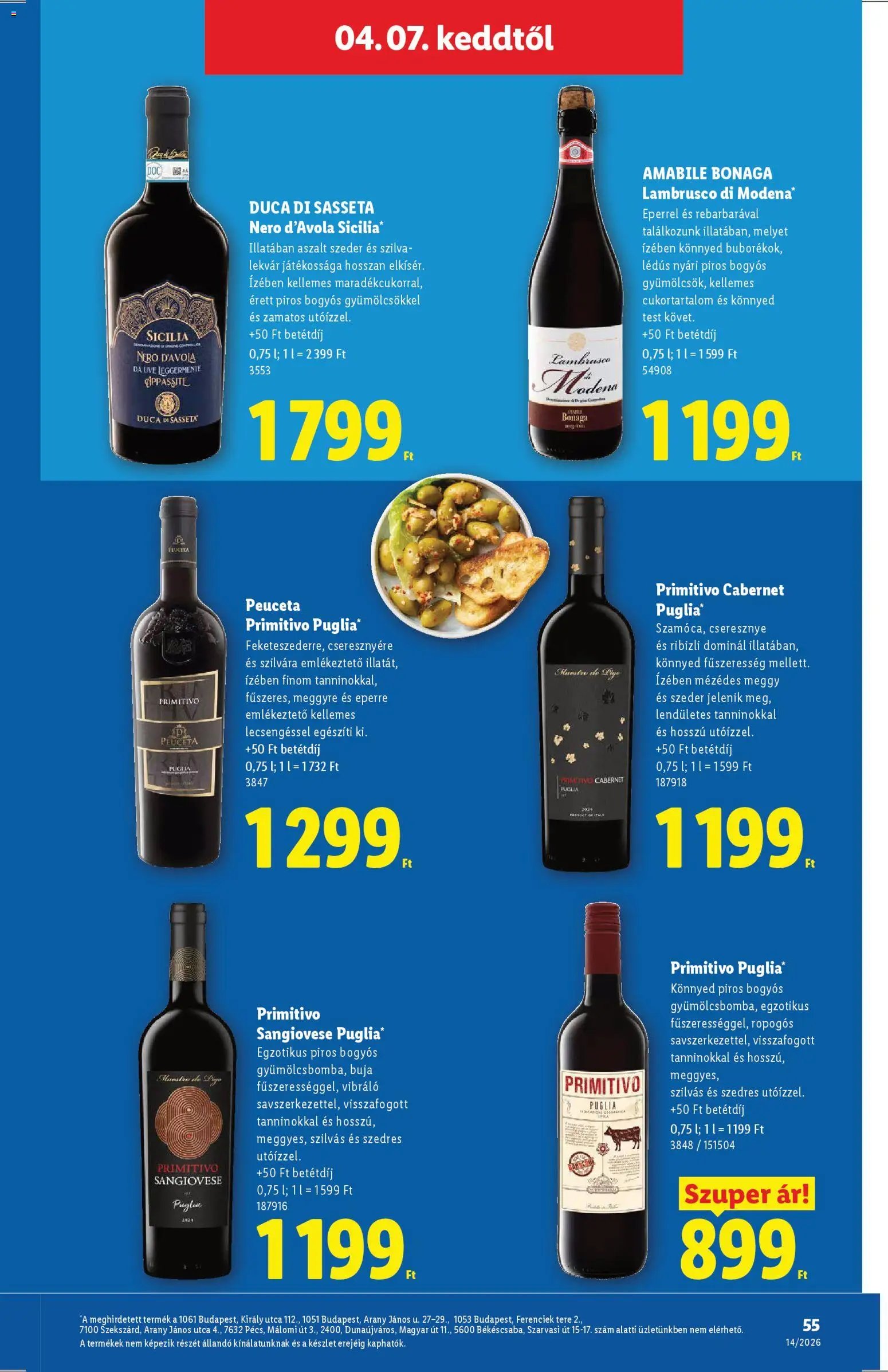 Lidl újság 2026.04.01. Lidl akciós újság (2026-04-01 - 2026-04-08)