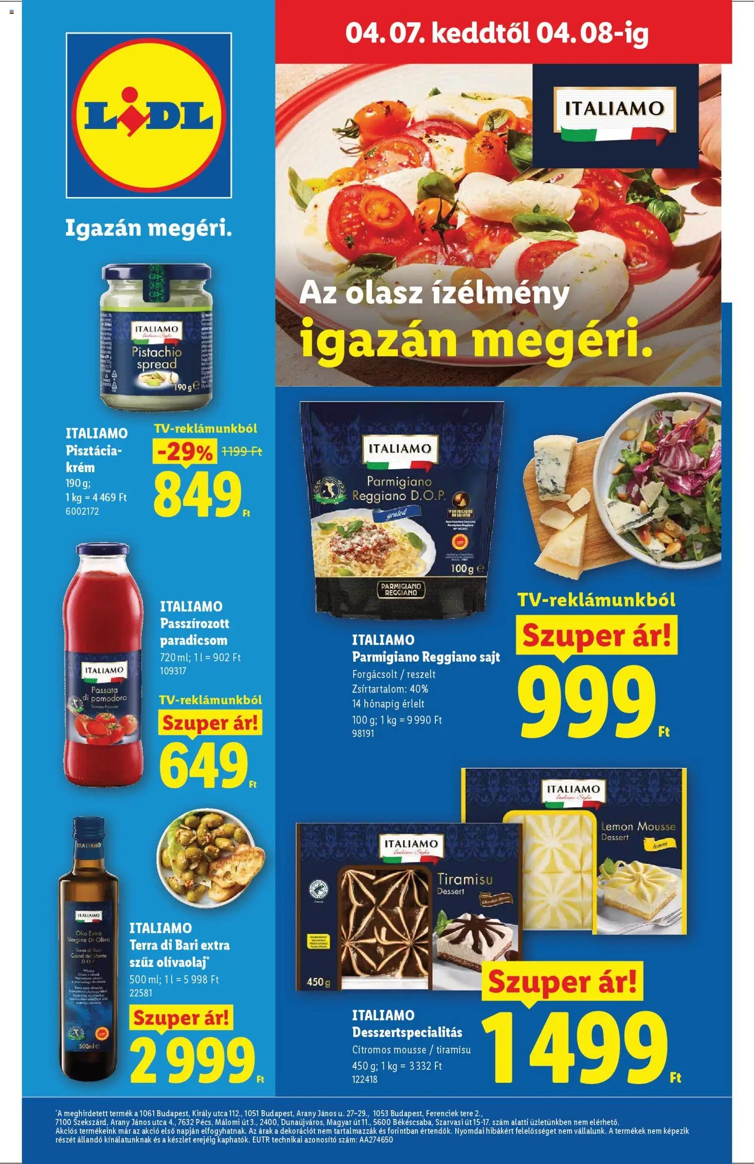 Lidl újság 2026.04.01. Lidl akciós újság (2026-04-01 - 2026-04-08)