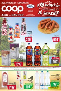 COOP újság 2026.08.27. COOP - Abc & Szuper / Tisza