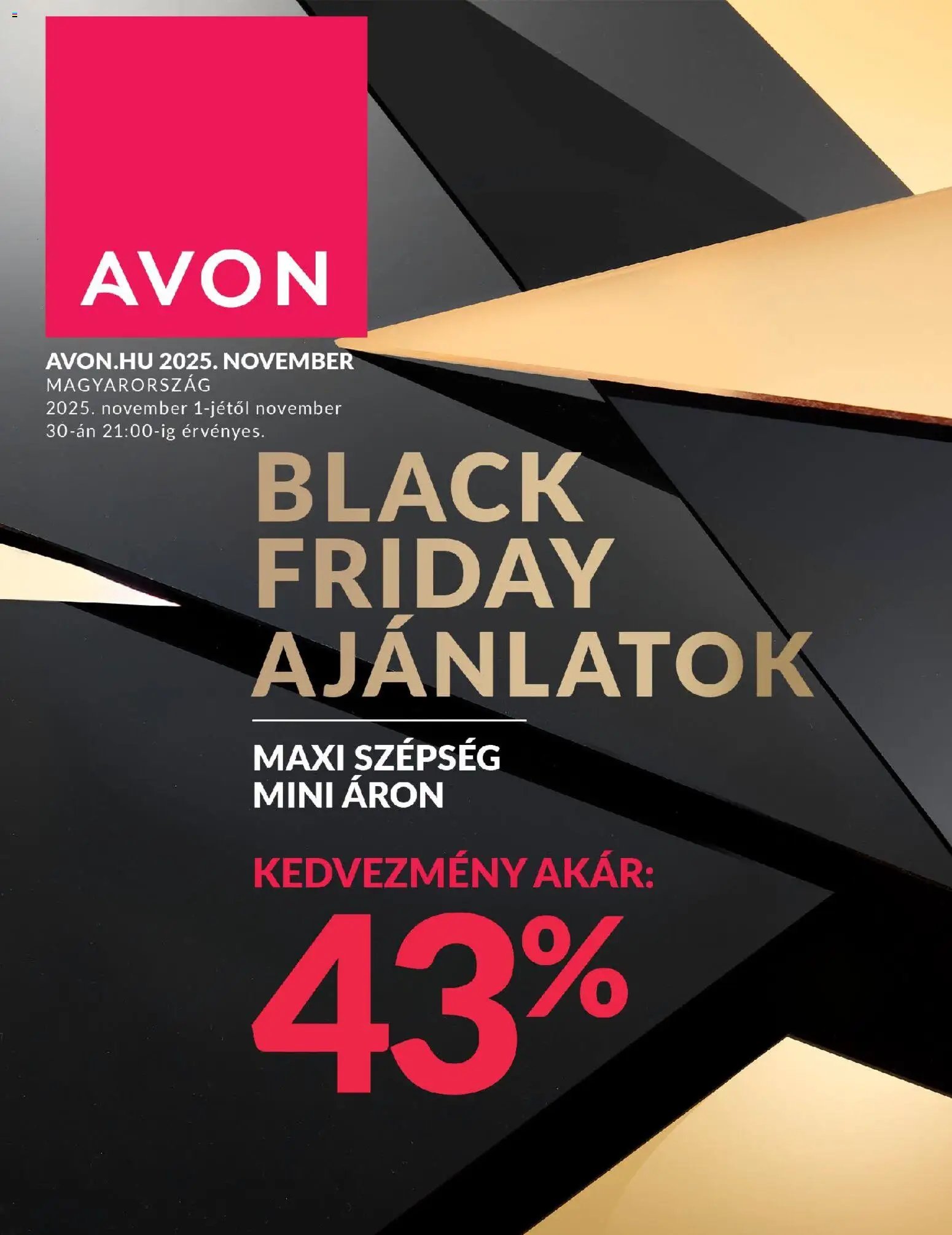Avon újság 2025.11.01. Black Friday (2025-11-01 - 2025-11-30)