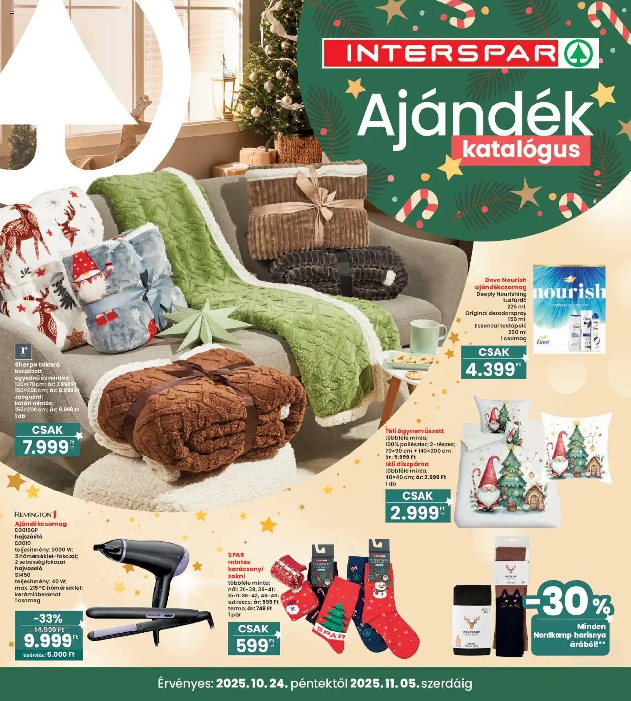Interspar újság 2025.10.24. Ajándék katalógus (2025-10-24 - 2025-11-05)