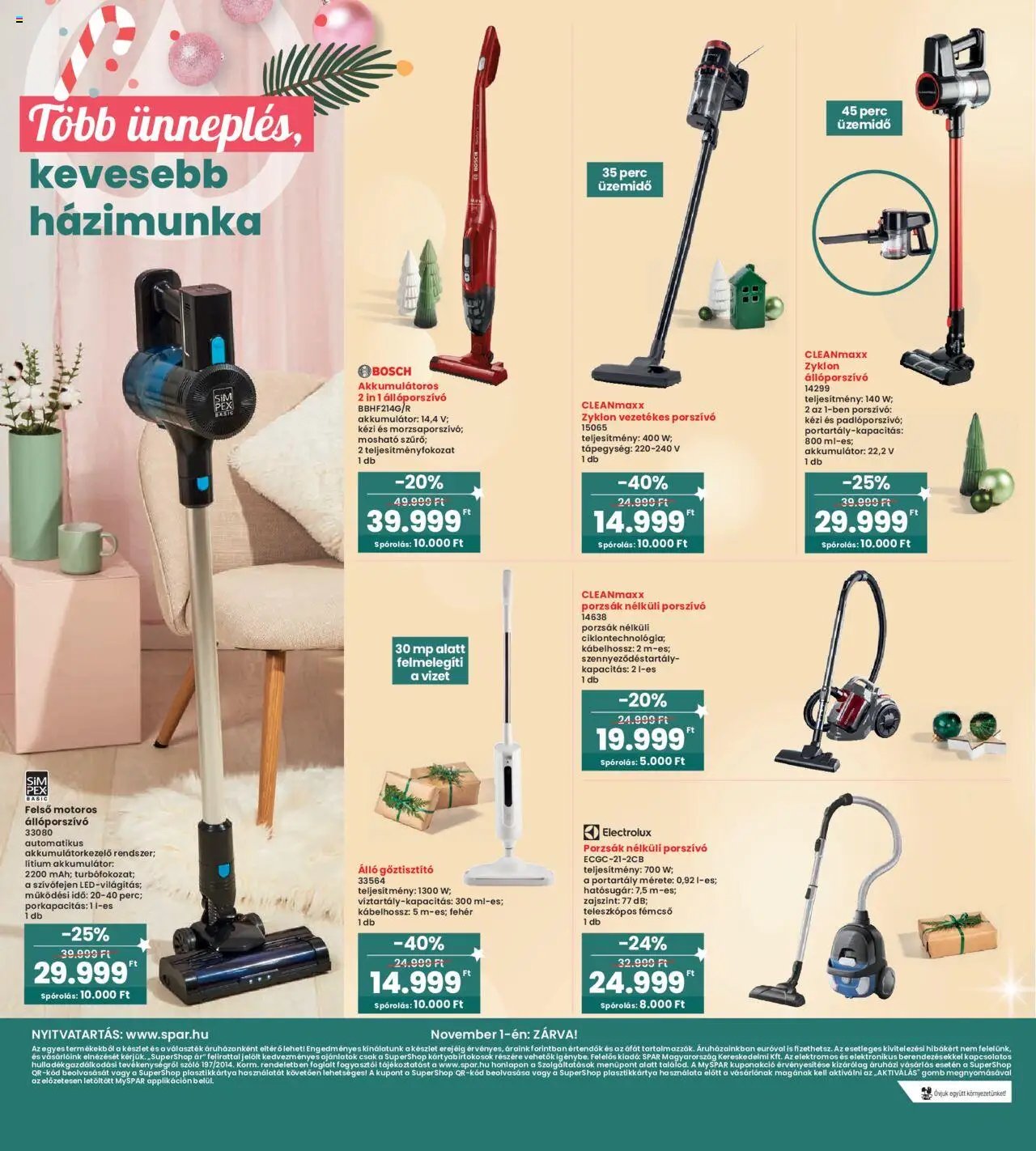 Interspar újság 2025.10.24. Ajándék katalógus (2025-10-24 - 2025-11-05)