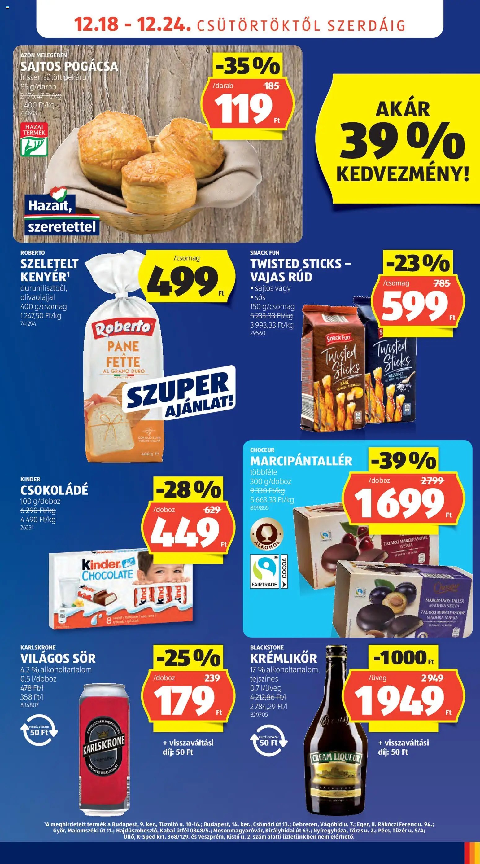 Aldi újság 2025.12.18. Akciós újság Aldi (2025-12-18 - 2025-12-24)