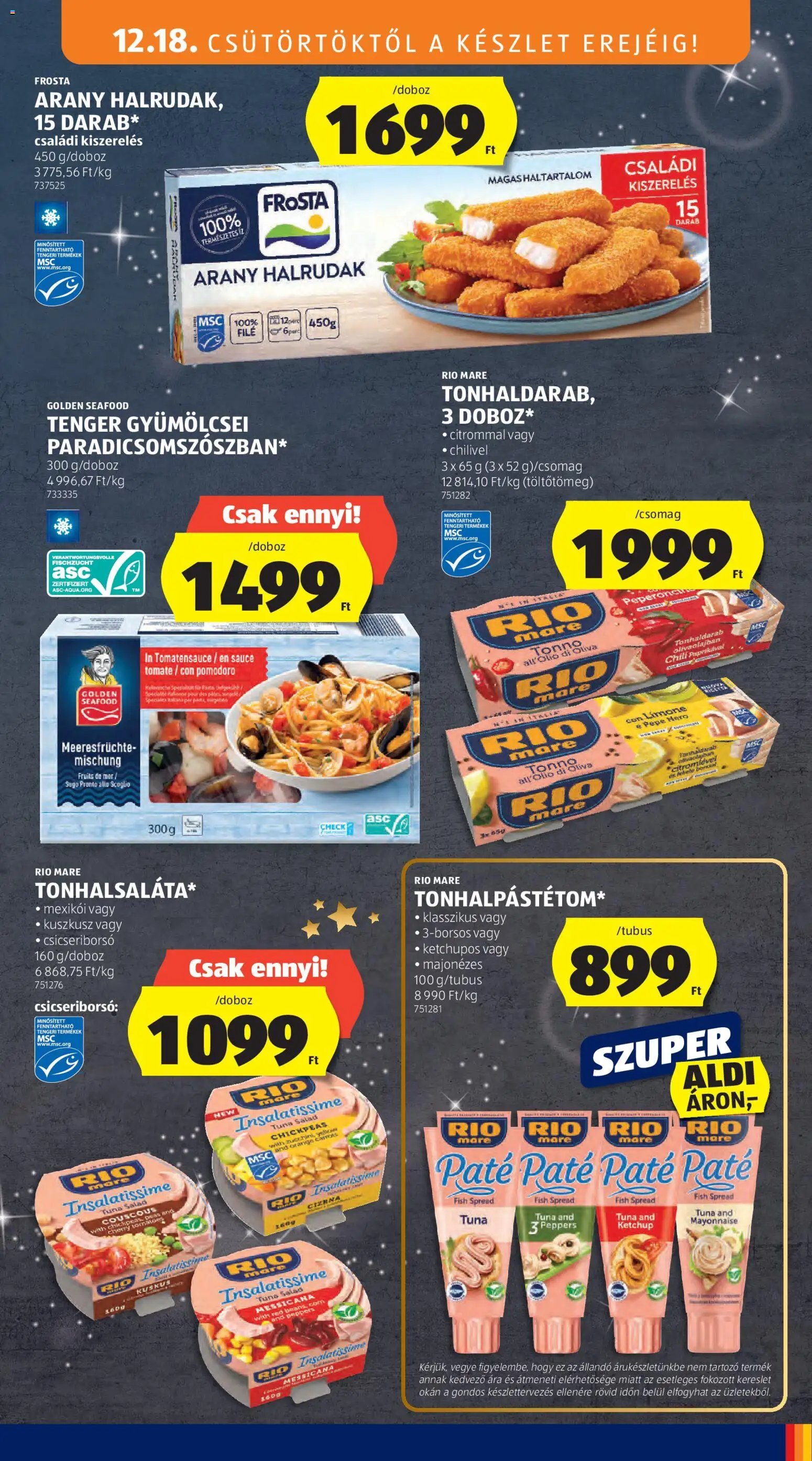 Aldi újság 2025.12.18. Akciós újság Aldi (2025-12-18 - 2025-12-24)