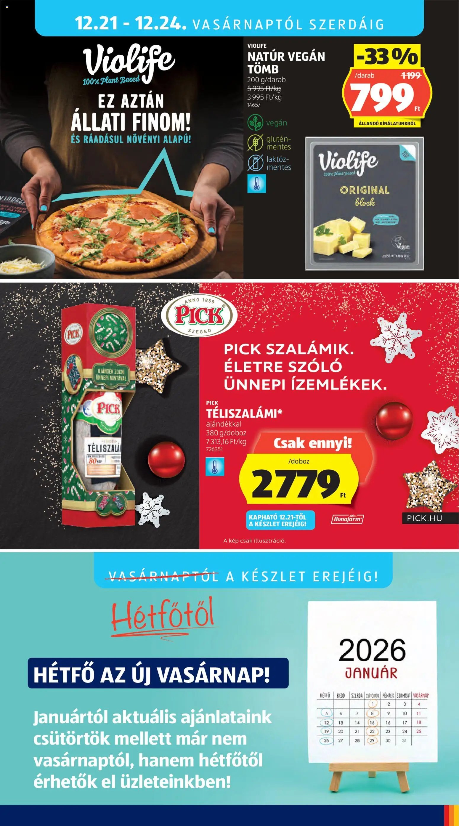 Aldi újság 2025.12.18. Akciós újság Aldi (2025-12-18 - 2025-12-24)