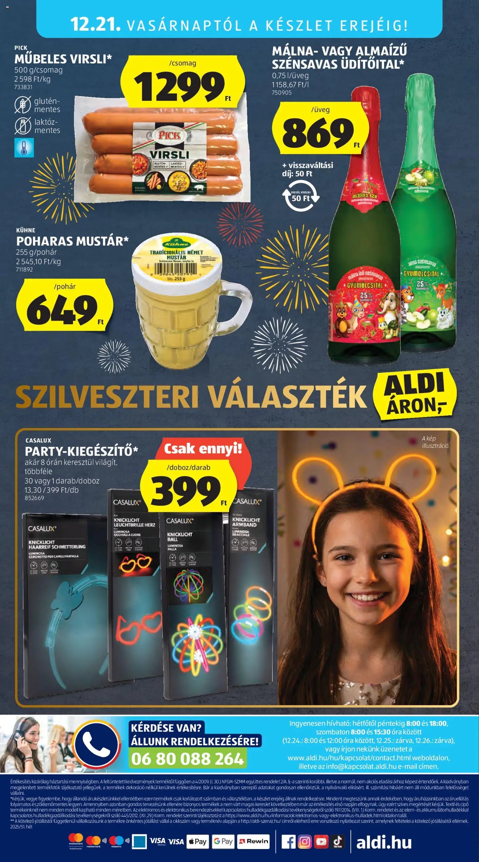Aldi újság 2025.12.18. Akciós újság Aldi (2025-12-18 - 2025-12-24)