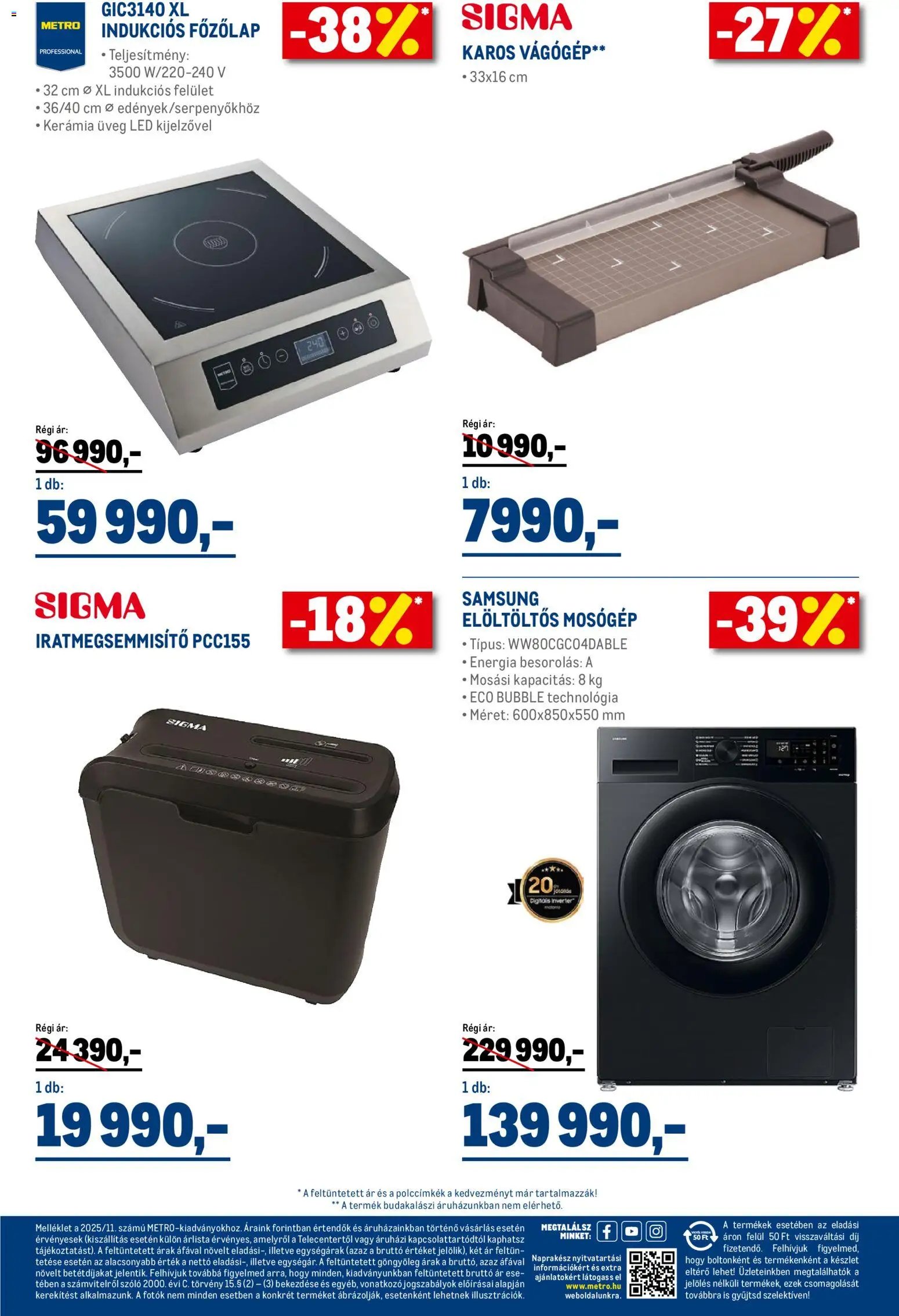 Metro újság 2025.11.02. Professzionális irodai megoldások (2025-11-02 - 2025-12-31)