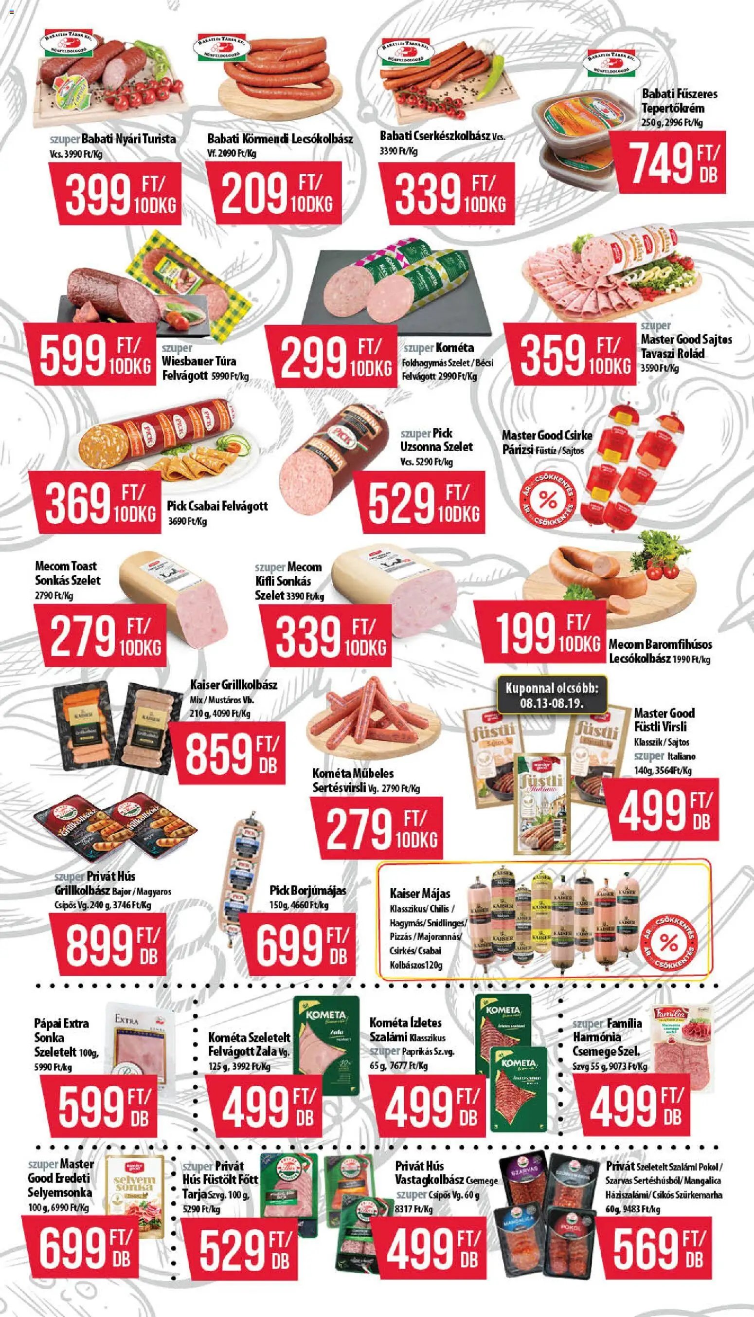 COOP újság 2026.08.13. COOP akciós újság