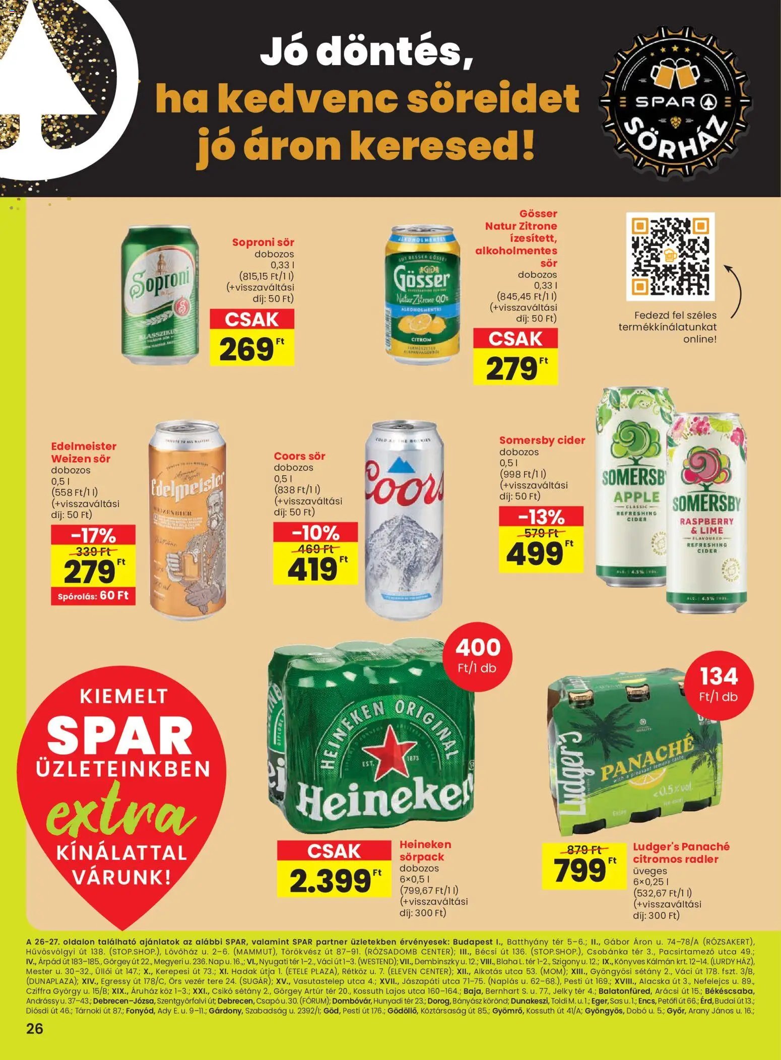 Spar újság 2026.03.05. Spar Extra ajánlat (2026-03-05 - 2026-03-11)