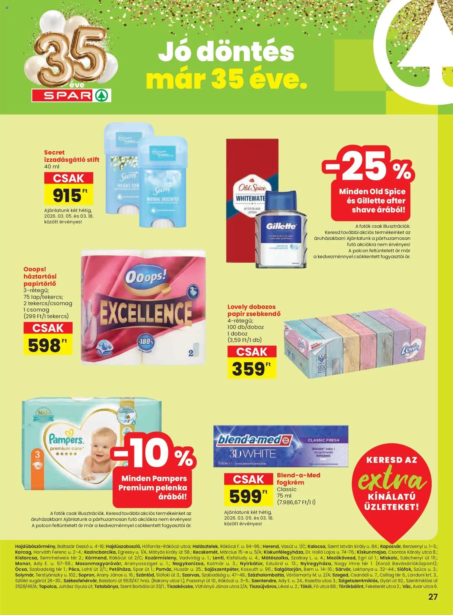 Spar újság 2026.03.05. Spar Extra ajánlat (2026-03-05 - 2026-03-11)
