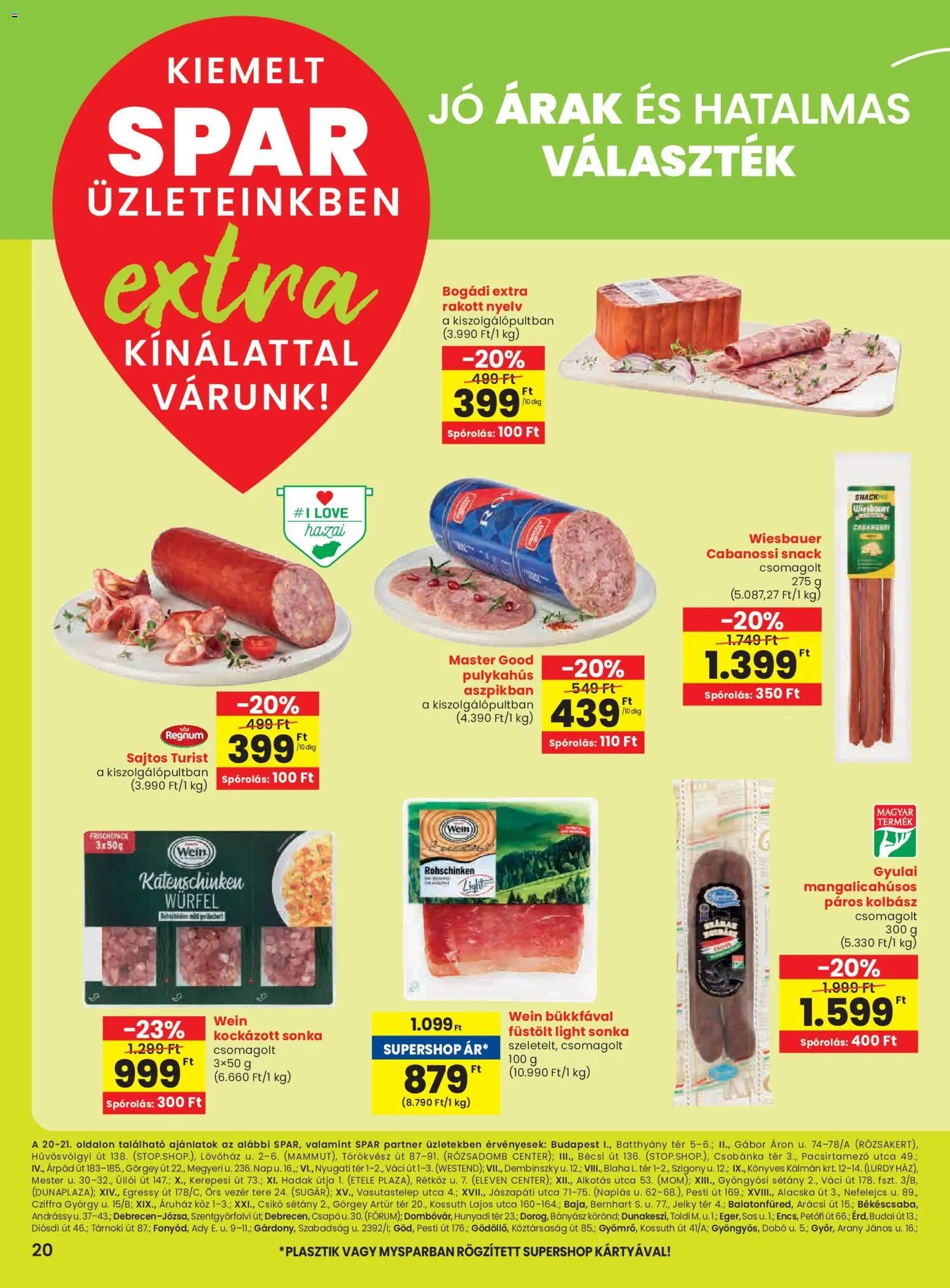 Spar újság 2025.11.13. Extra ajánlat (2025-11-13 - 2025-11-19)