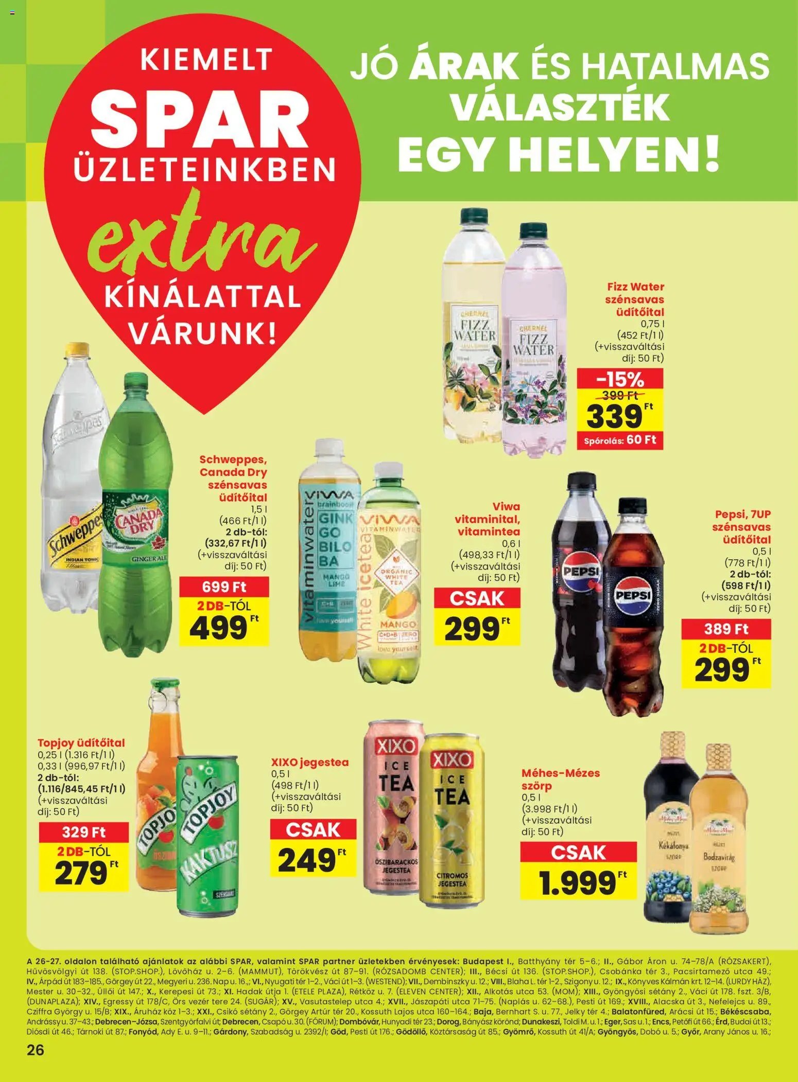 Spar újság 2025.11.13. Extra ajánlat (2025-11-13 - 2025-11-19)