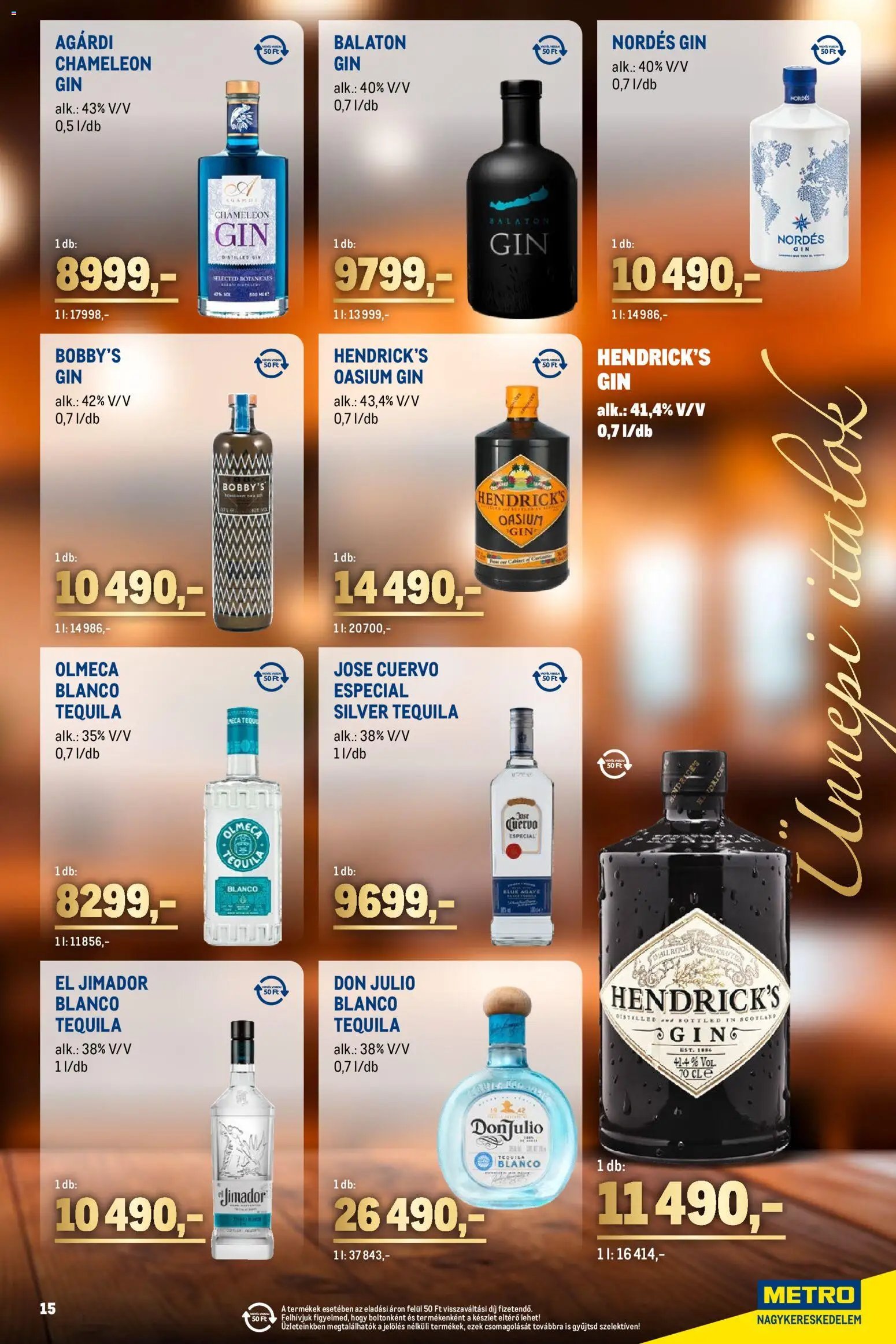 Metro újság 2025.11.02. Ünnepi Italok katalógus (2025-11-02 - 2025-11-30)