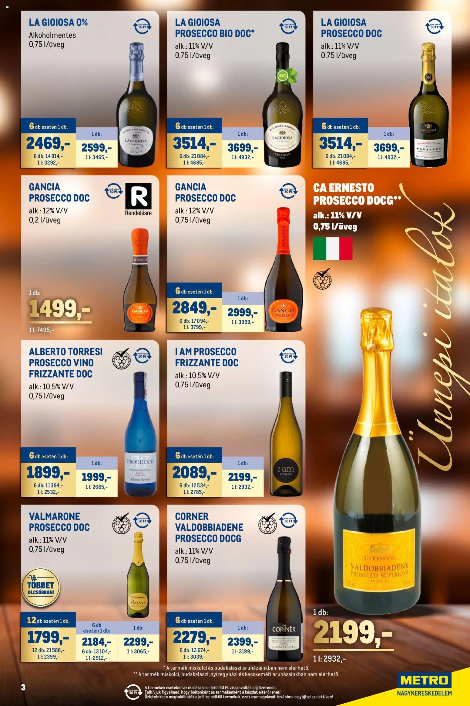 Metro újság 2025.11.02. Ünnepi Italok katalógus (2025-11-02 - 2025-11-30)