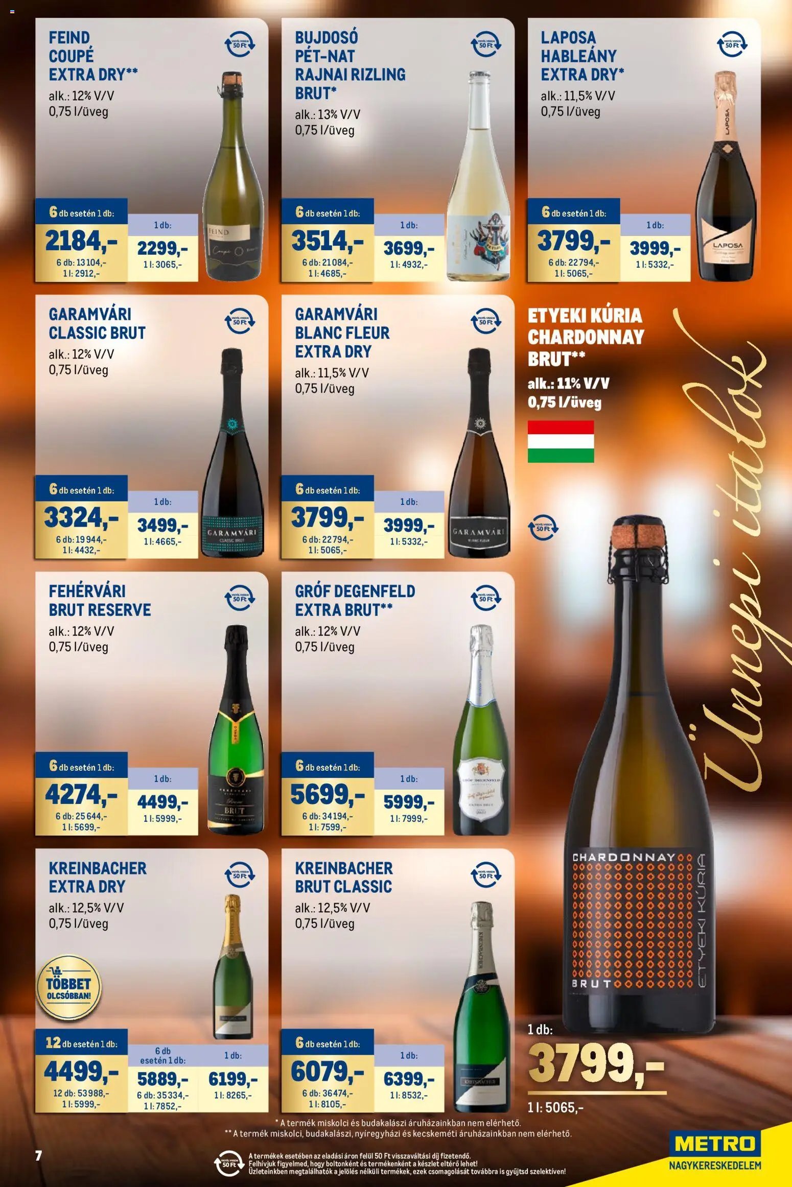 Metro újság 2025.11.02. Ünnepi Italok katalógus (2025-11-02 - 2025-11-30)