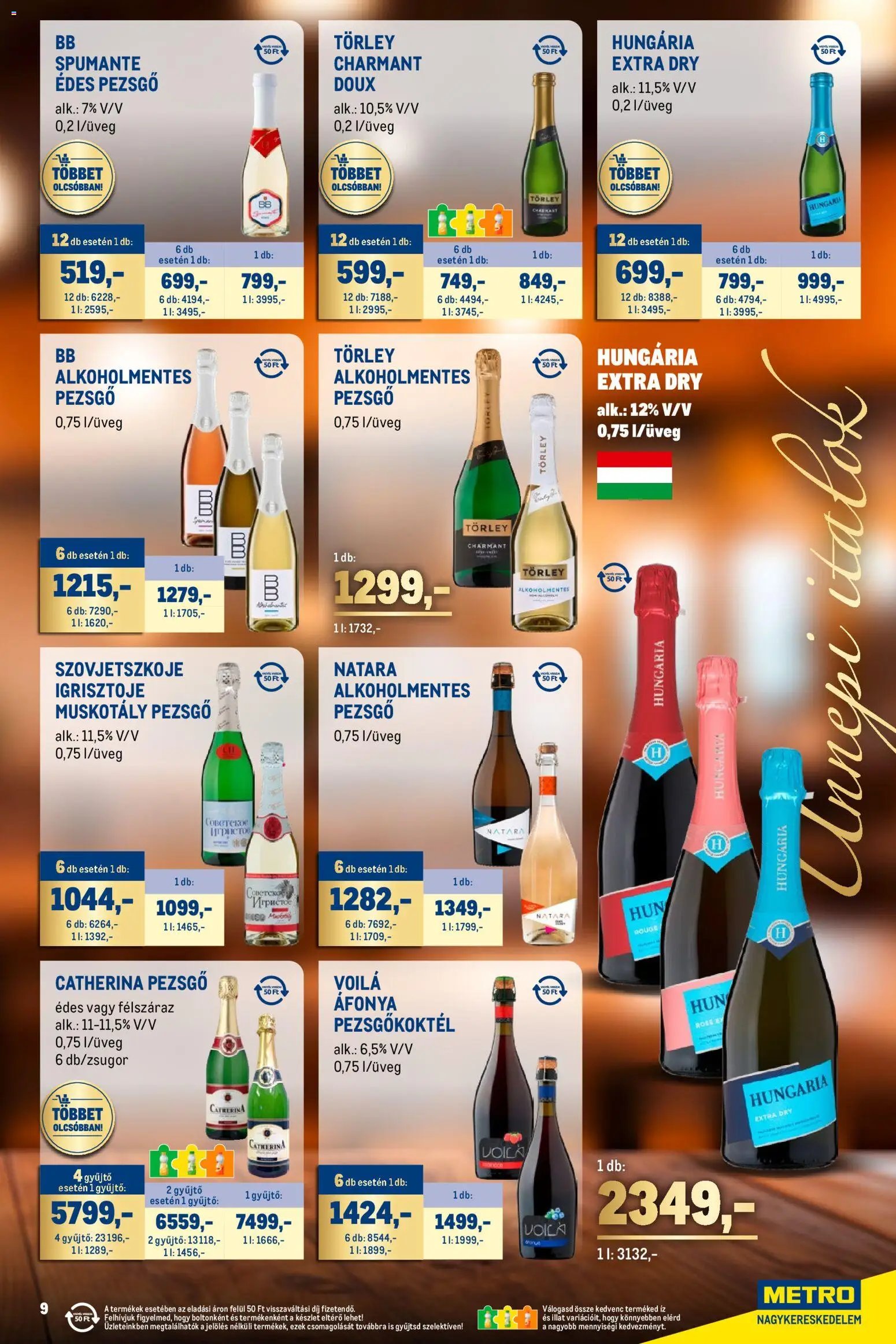 Metro újság 2025.11.02. Ünnepi Italok katalógus (2025-11-02 - 2025-11-30)