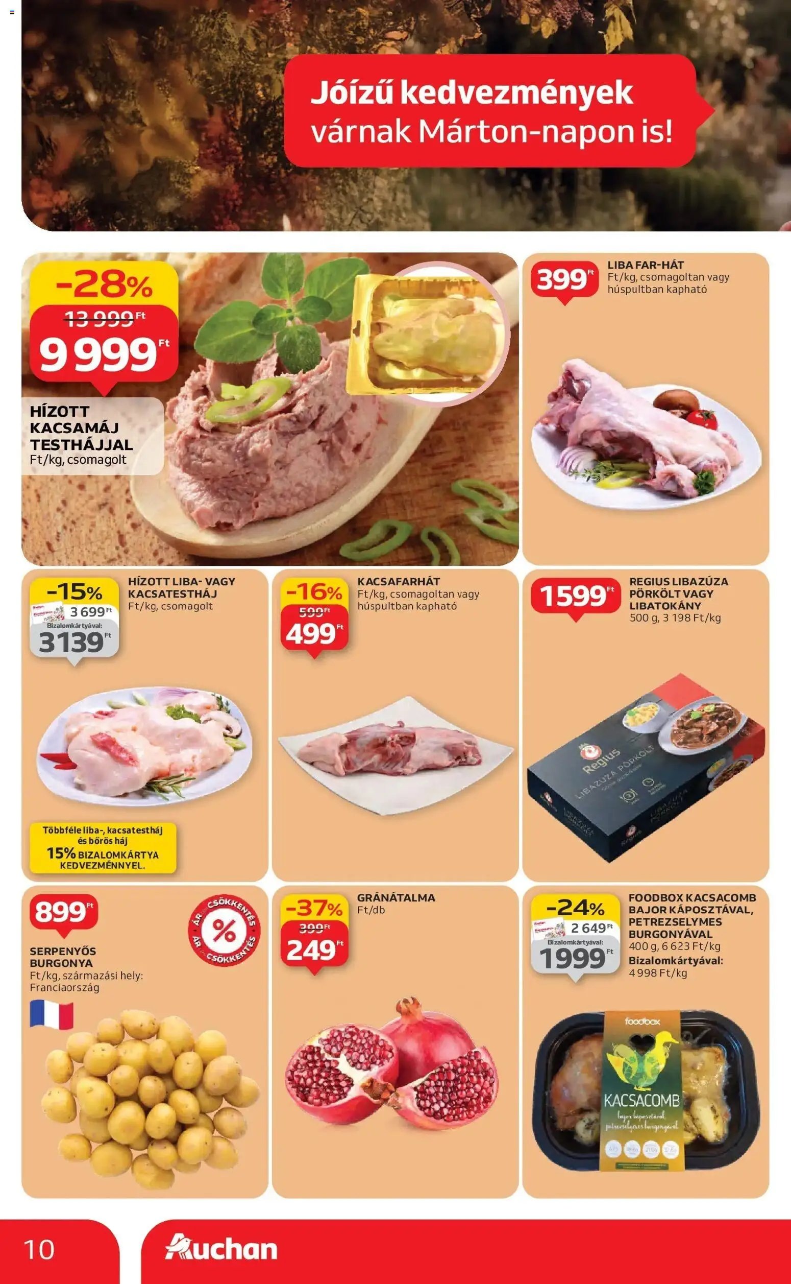 Auchan újság 2025.10.30. Debrecen Akciós újság Auchan (2025-10-30 - 2025-11-05)