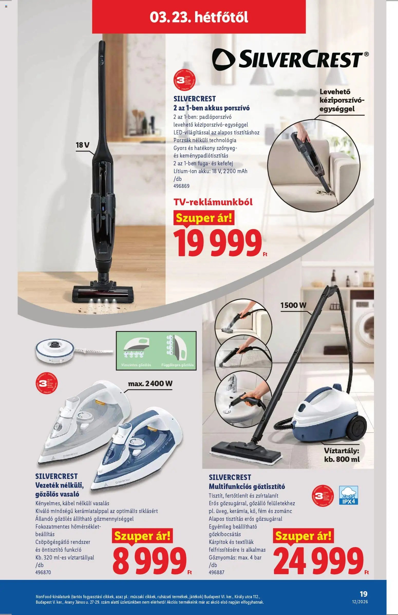 Lidl újság 2026.03.19. Lidl Nonfood kínálatunk (2026-03-19 - 2026-03-25)