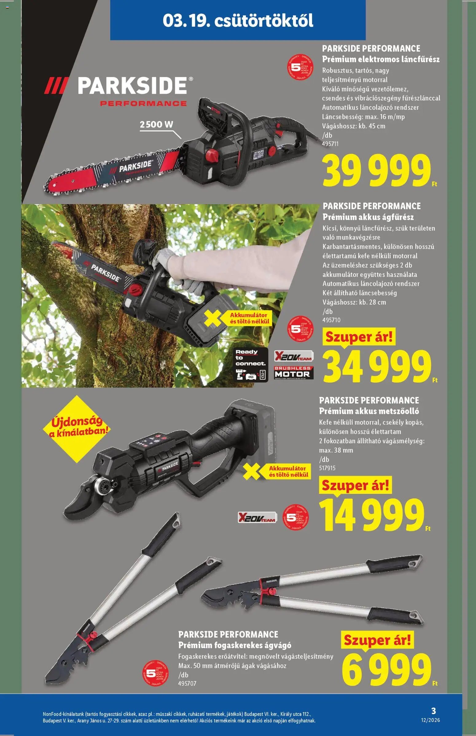 Lidl újság 2026.03.19. Lidl Nonfood kínálatunk (2026-03-19 - 2026-03-25)