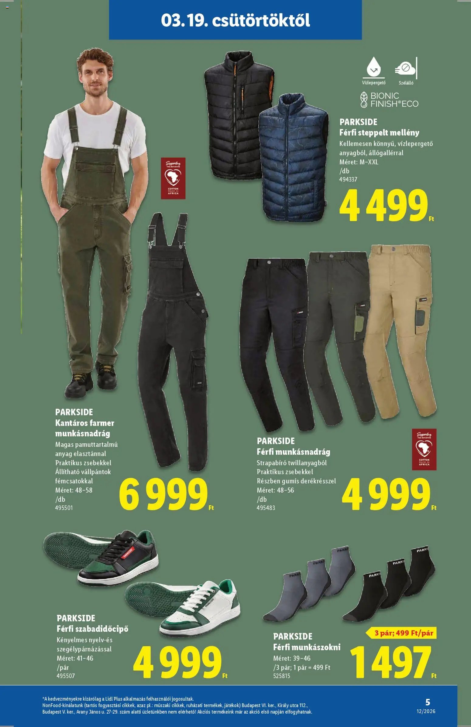 Lidl újság 2026.03.19. Lidl Nonfood kínálatunk (2026-03-19 - 2026-03-25)