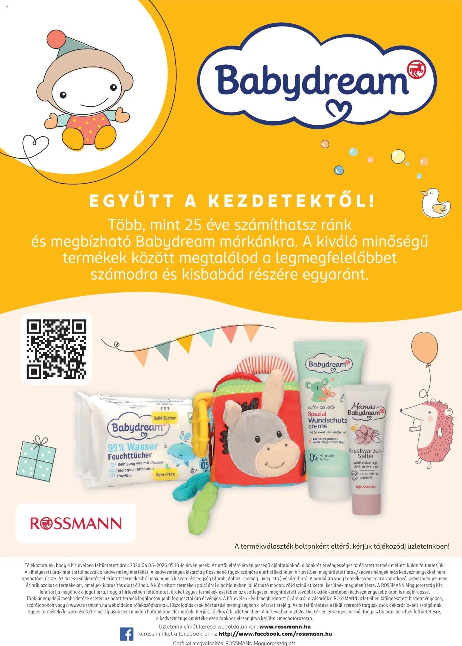 Rossmann újság 2026.04.06. Rossmann Babaprogram (2026-04-06 - 2026-05-10)