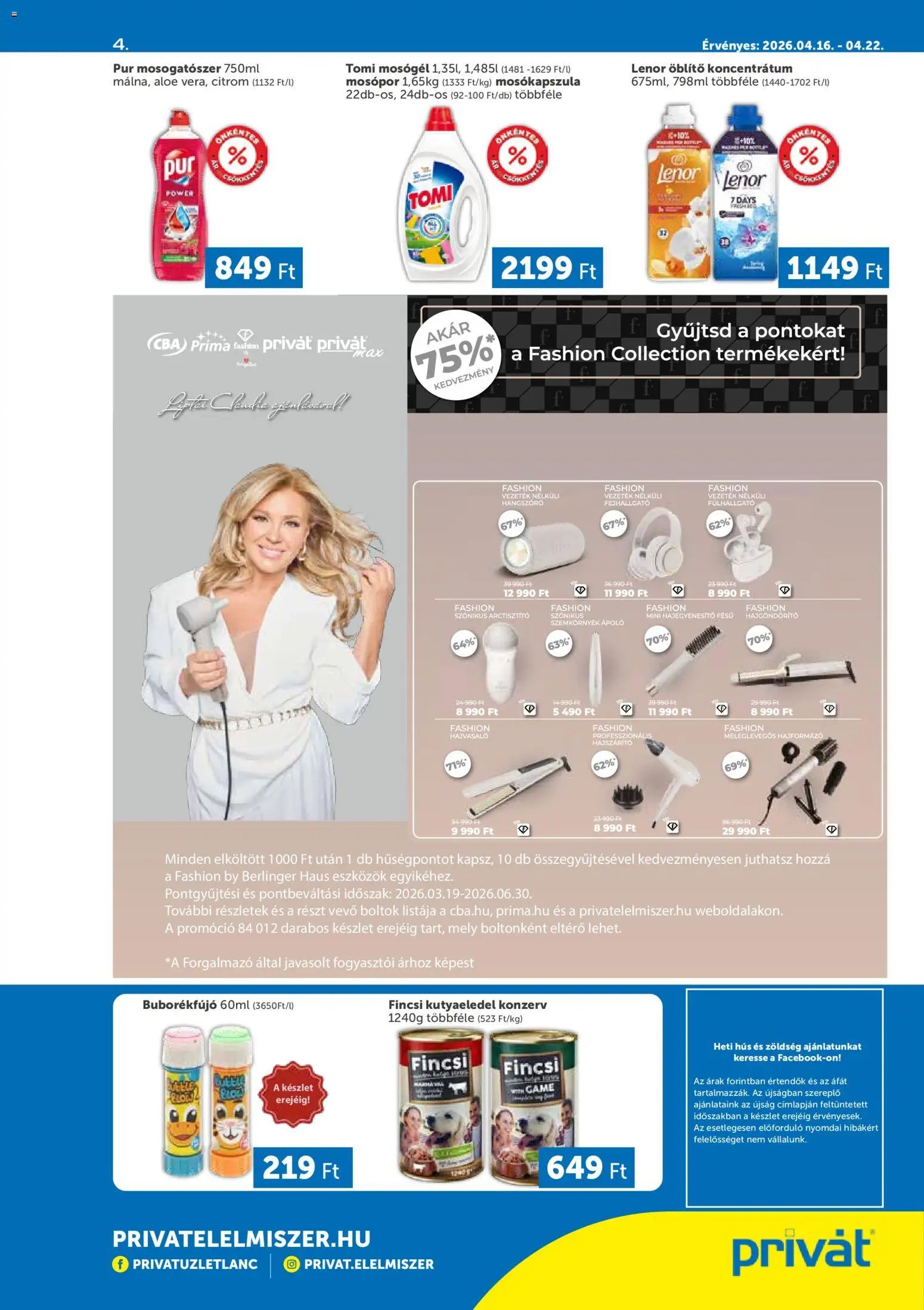 PRIVÁT újság 2026.04.16. PRIVÁT akciós újság (2026-04-16 - 2026-04-22)