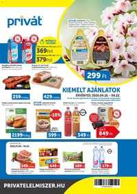 PRIVÁT újság 2026.04.16. PRIVÁT akciós újság (2026-04-16 - 2026-04-22)