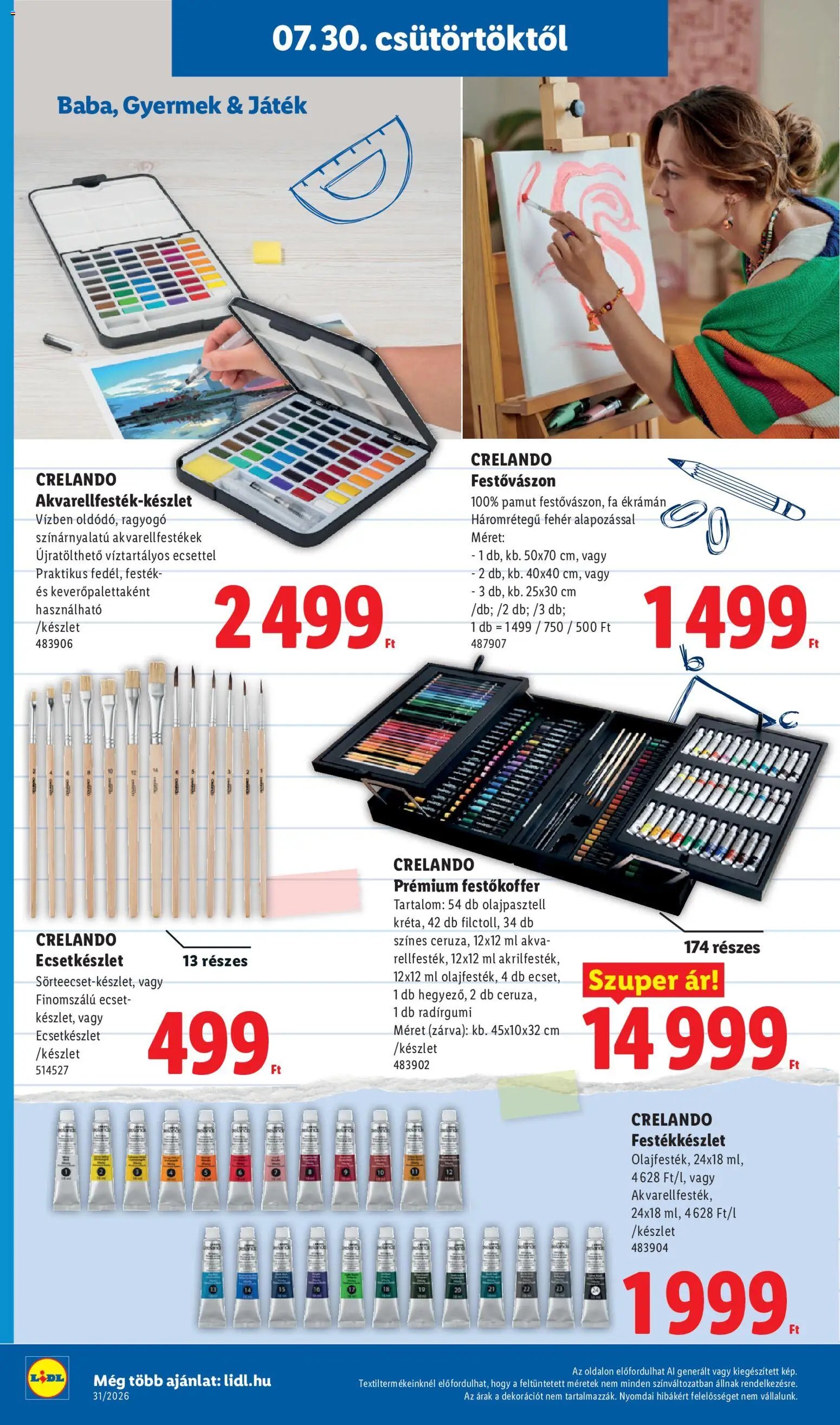 Lidl újság 2026.07.30. Lidl Iskolakezdési