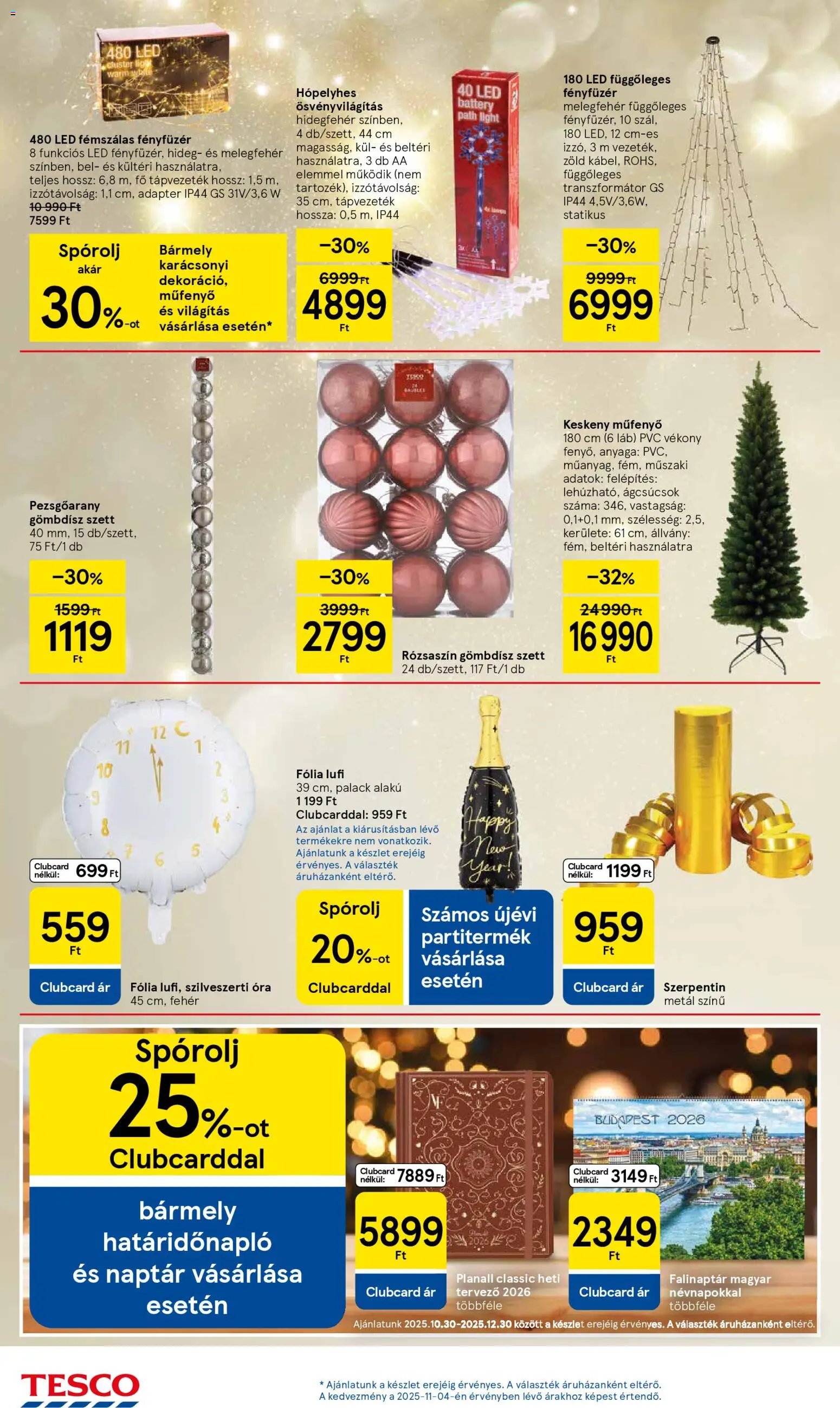 Tesco újság 2025.12.11. Akciós újság Tesco (2025-12-11 - 2025-12-17)