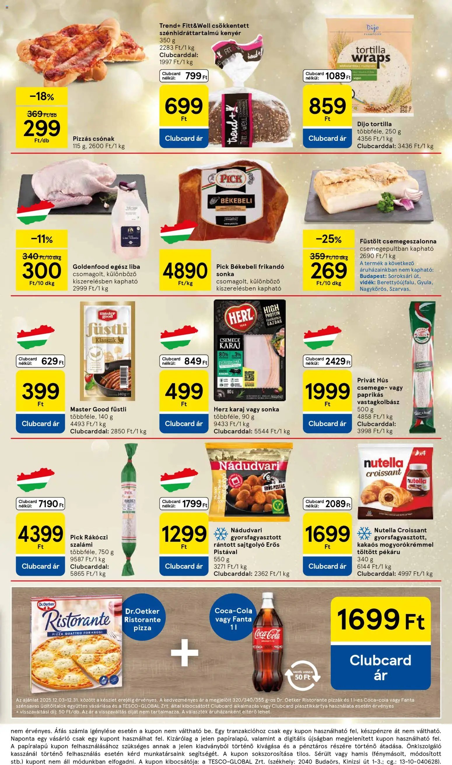 Tesco újság 2025.12.11. Akciós újság Tesco (2025-12-11 - 2025-12-17)